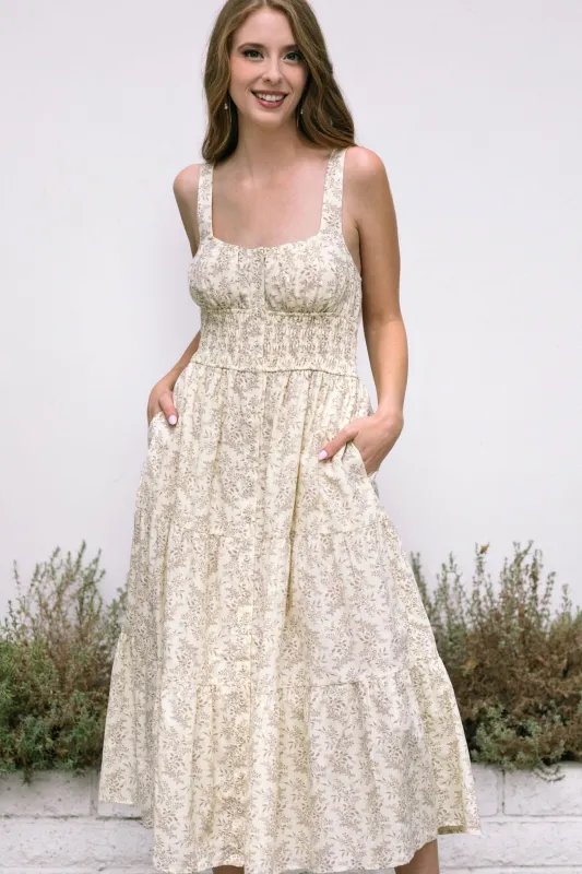 Eden Smocked Waist Dress sold by Morning Lavender