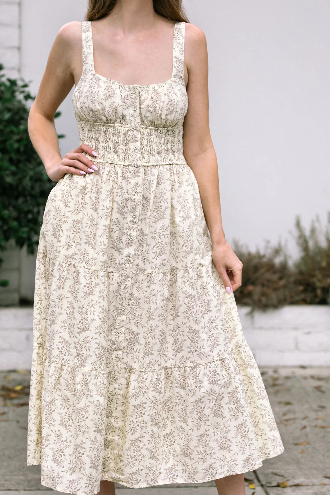 Eden Smocked Waist Dress sold by Morning Lavender product image thumbnail 3