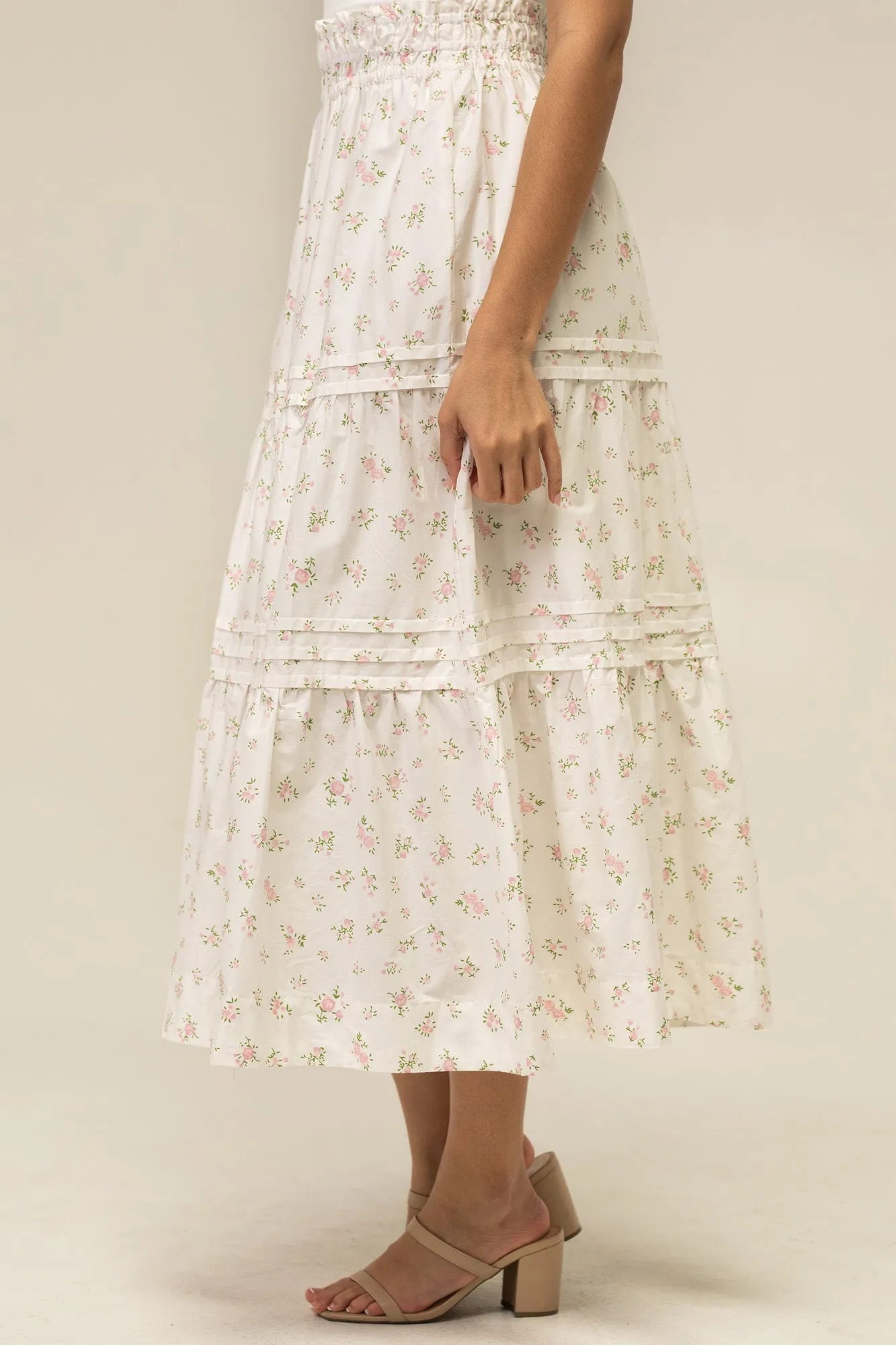 Veronica Floral Tiered Skirt sold by Morning Lavender product image thumbnail 2