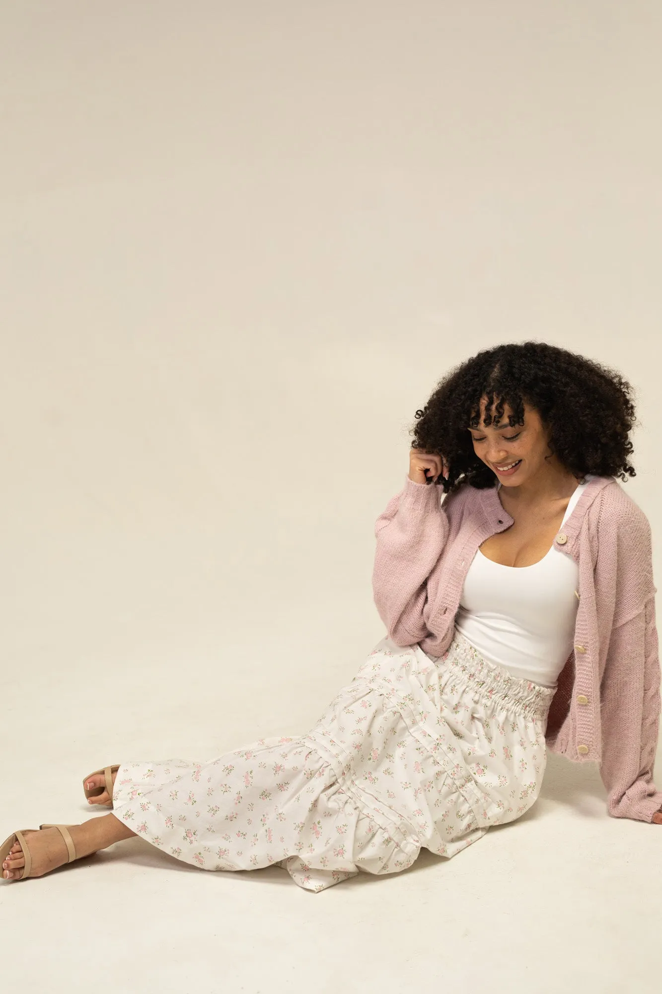 Veronica Floral Tiered Skirt sold by Morning Lavender product image thumbnail 5