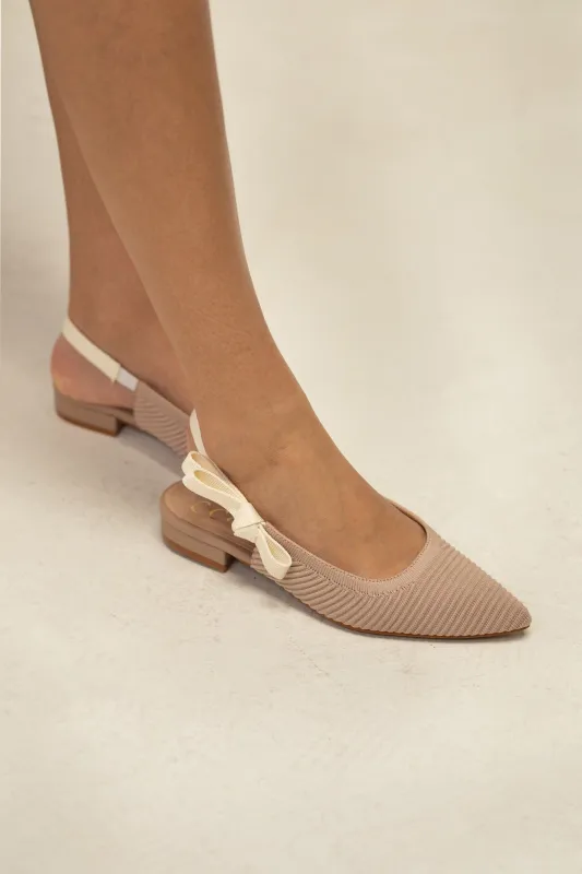 Serenity Slingback Bow Flats sold by Morning Lavender