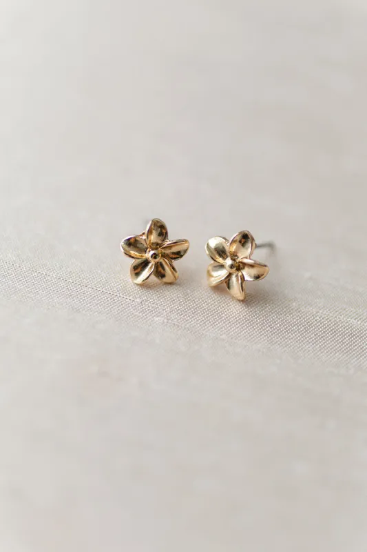 Nova Mini Flower Stud Earrings sold by Morning Lavender