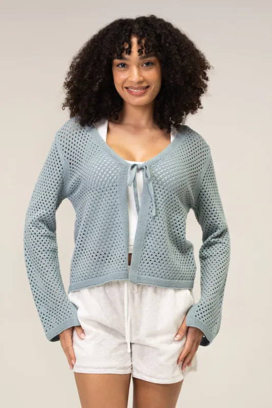 Lexie Front Tie Cardigan sold by Morning Lavender