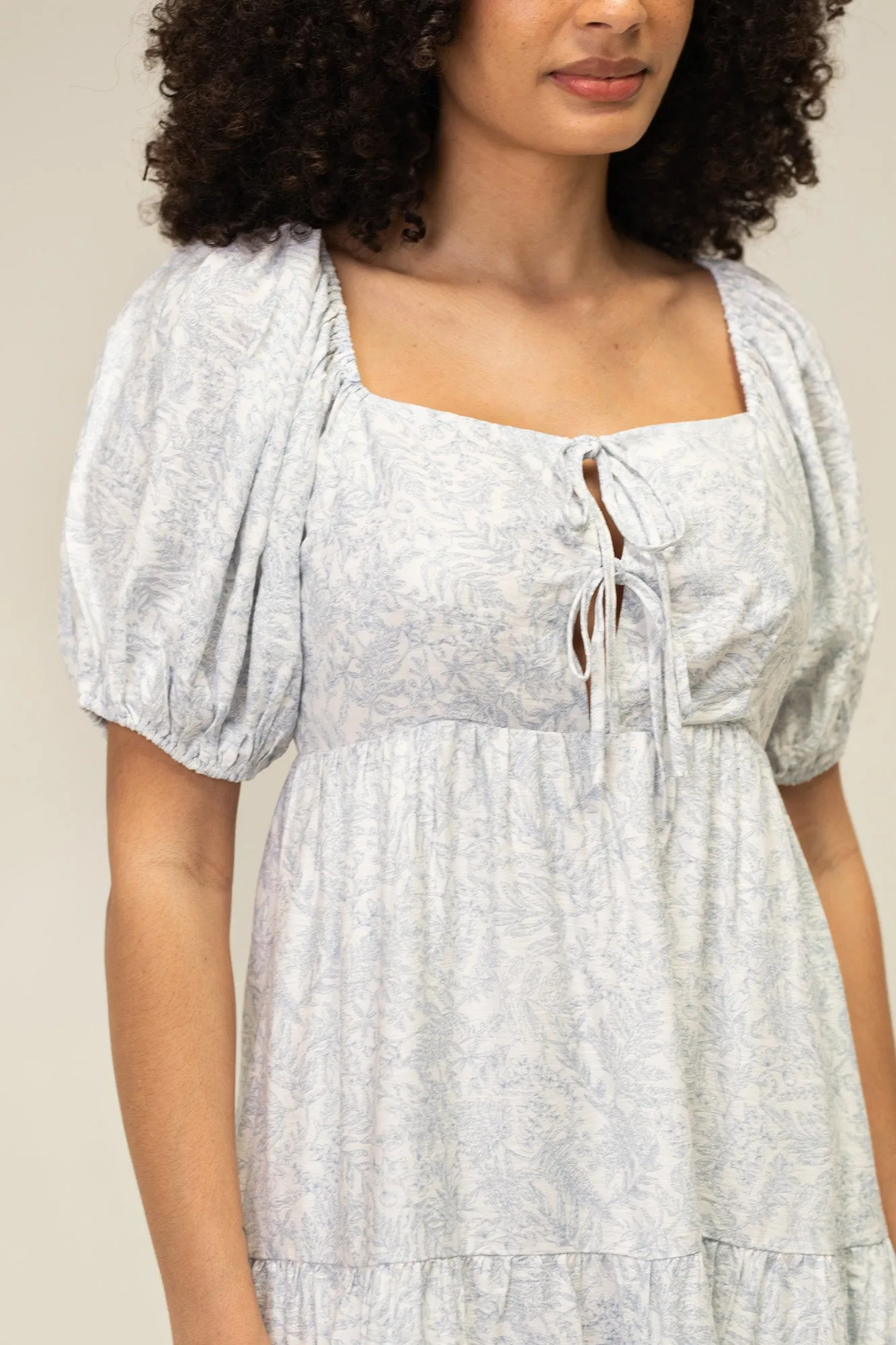 Irina Puff Sleeve Midi Dress sold by Morning Lavender product image thumbnail 4