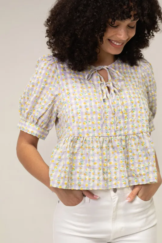 Fernanda Puff Sleeve Top sold by Morning Lavender