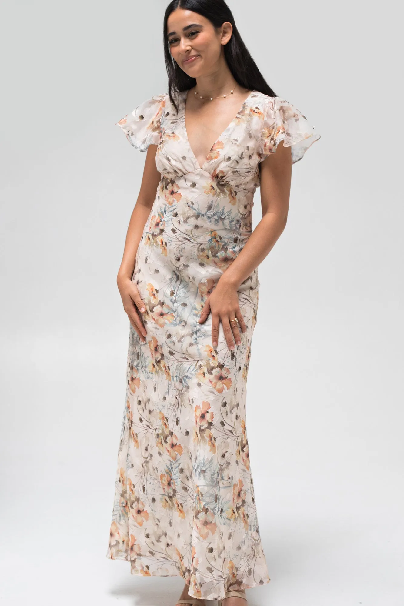 Stella Floral Maxi Dress sold by Morning Lavender