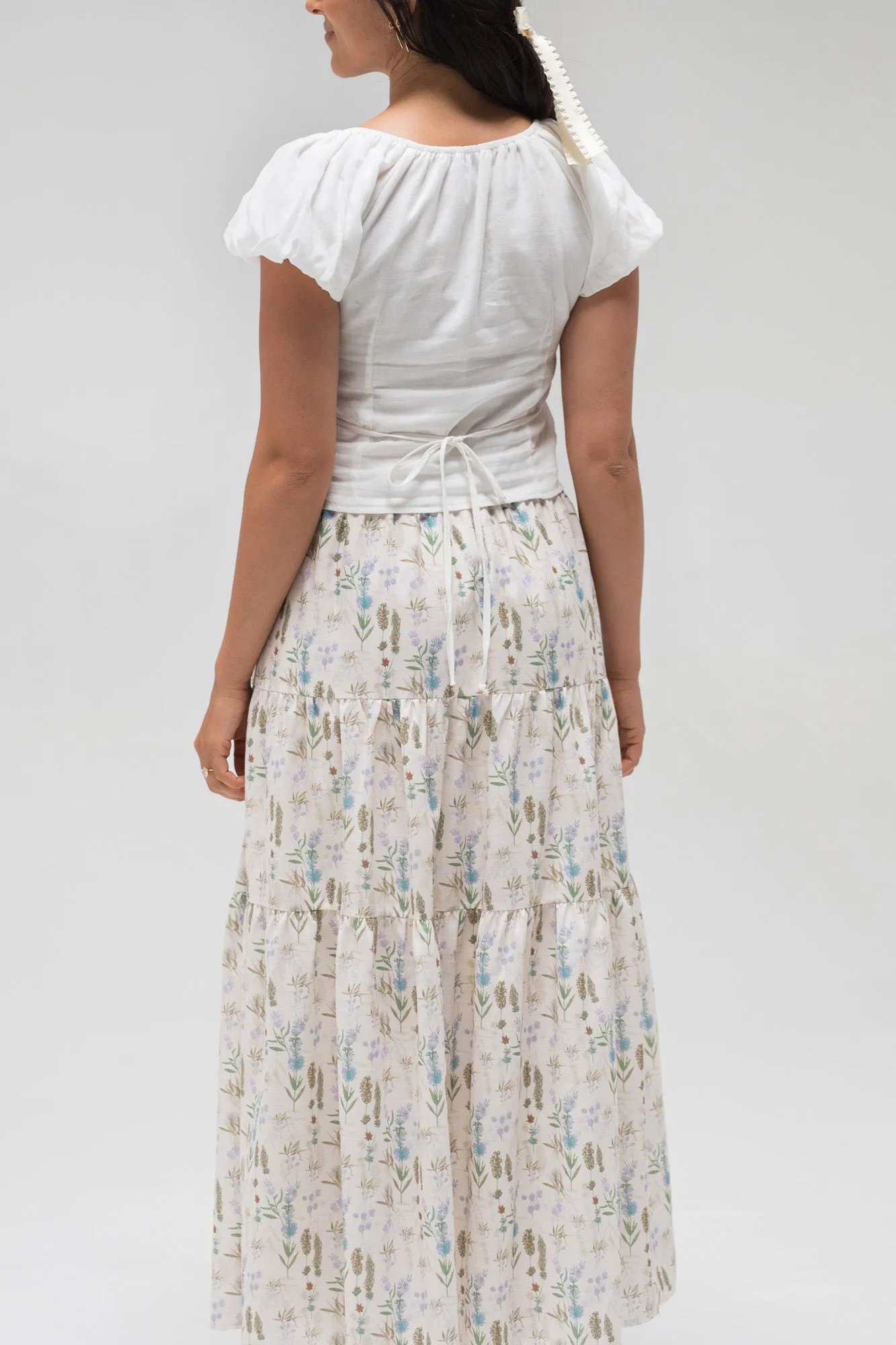 Marla Floral Tiered Skirt sold by Morning Lavender product image thumbnail 4