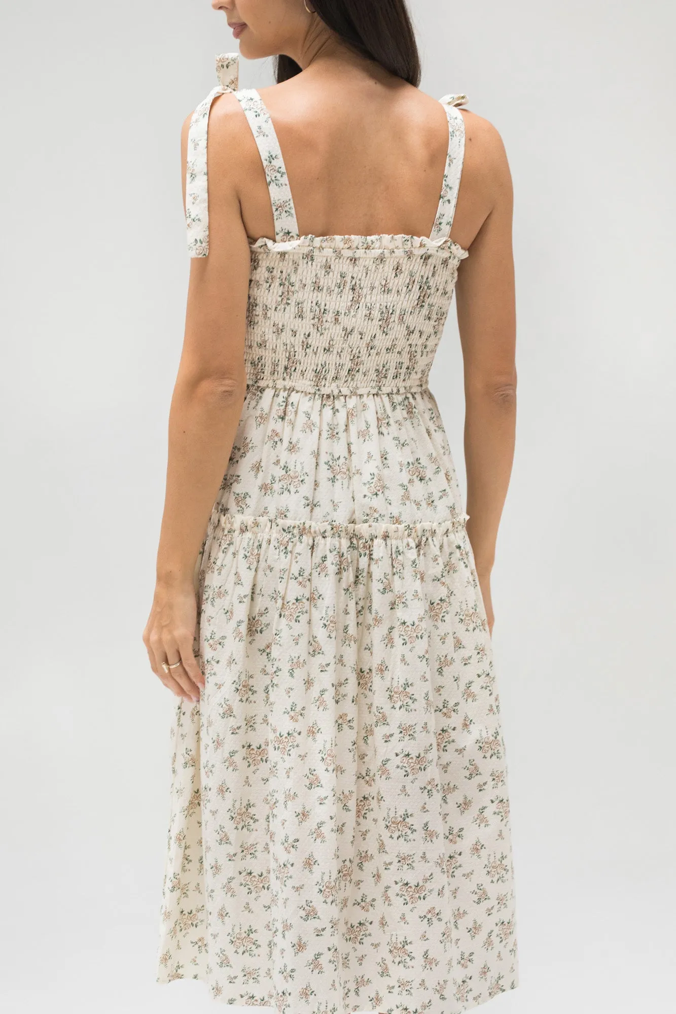 Diana Smocked Midi Dress sold by Morning Lavender product image thumbnail 4