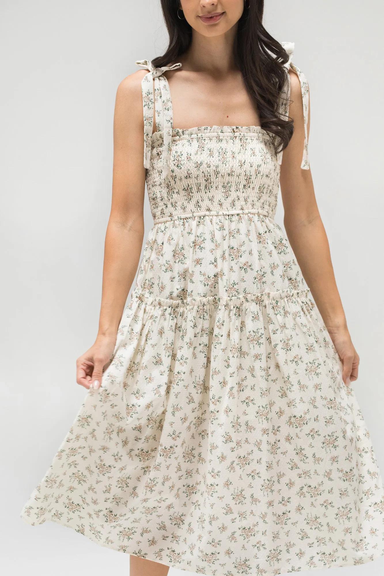 Diana Smocked Midi Dress sold by Morning Lavender product image thumbnail 2