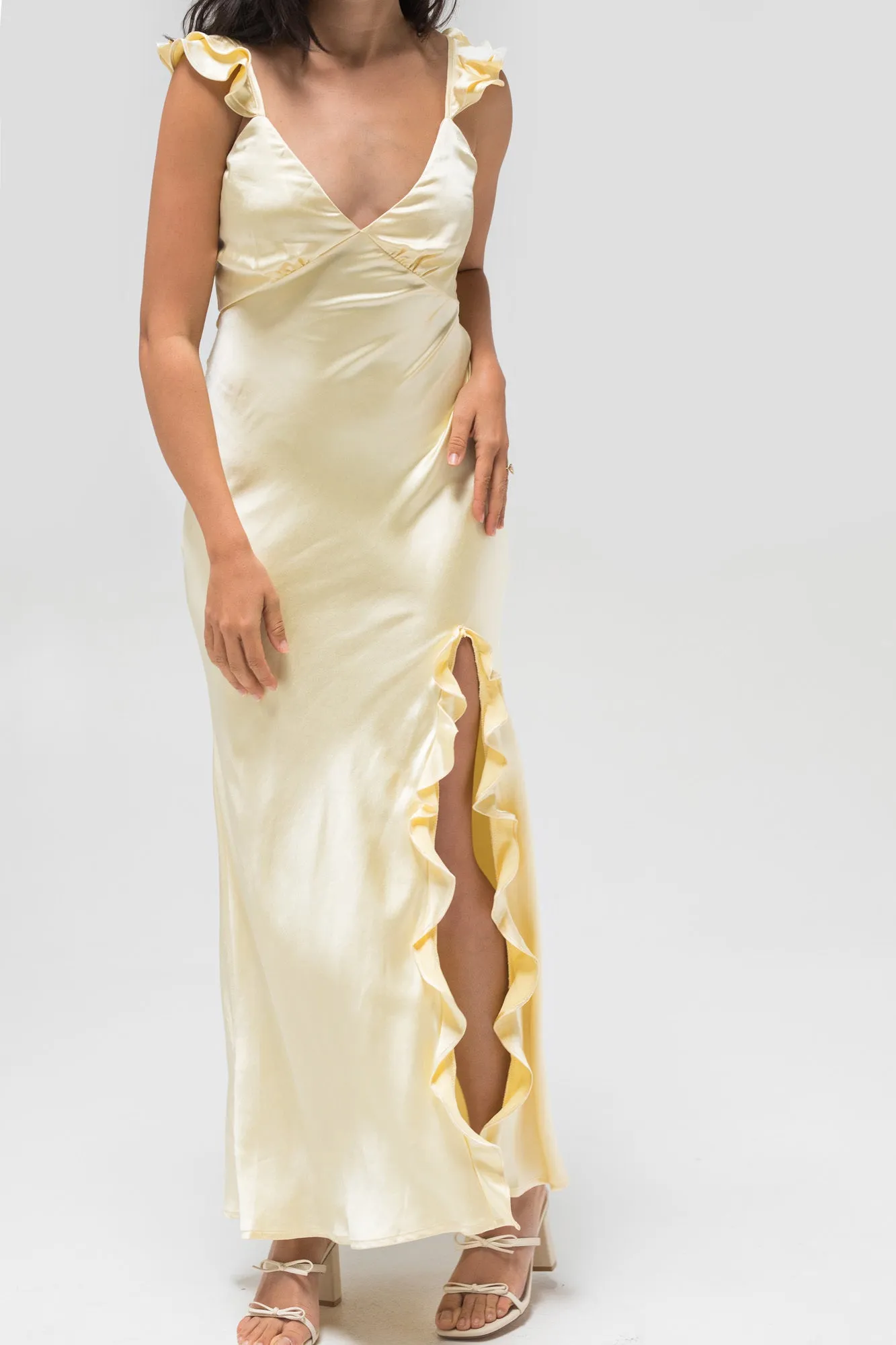 Celeste Ruffle Maxi Dress sold by Morning Lavender product image thumbnail 2