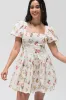 Bernice Floral Mini Dress sold by Morning Lavender