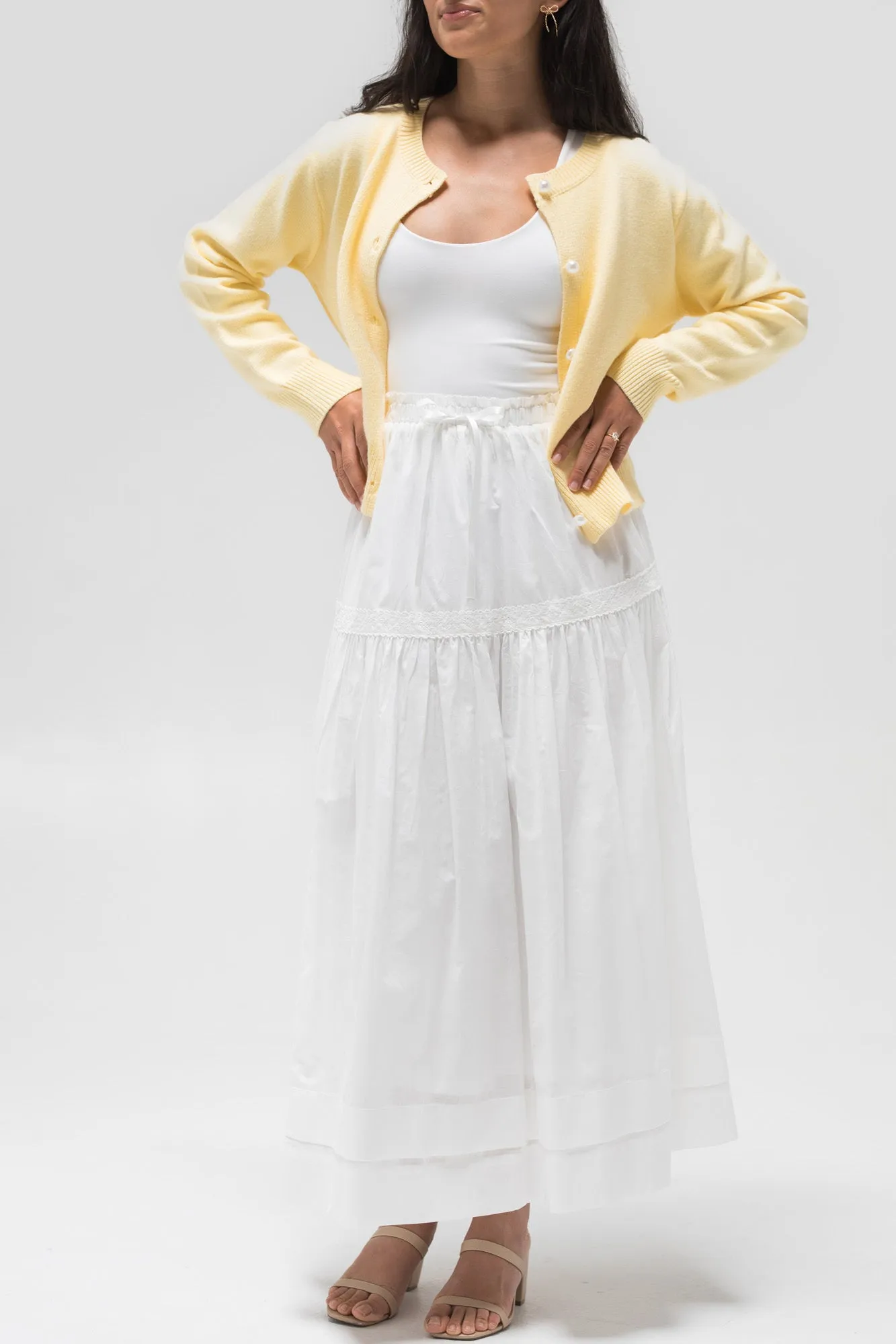 Allison Tiered Midi Skirt sold by Morning Lavender product image thumbnail 5