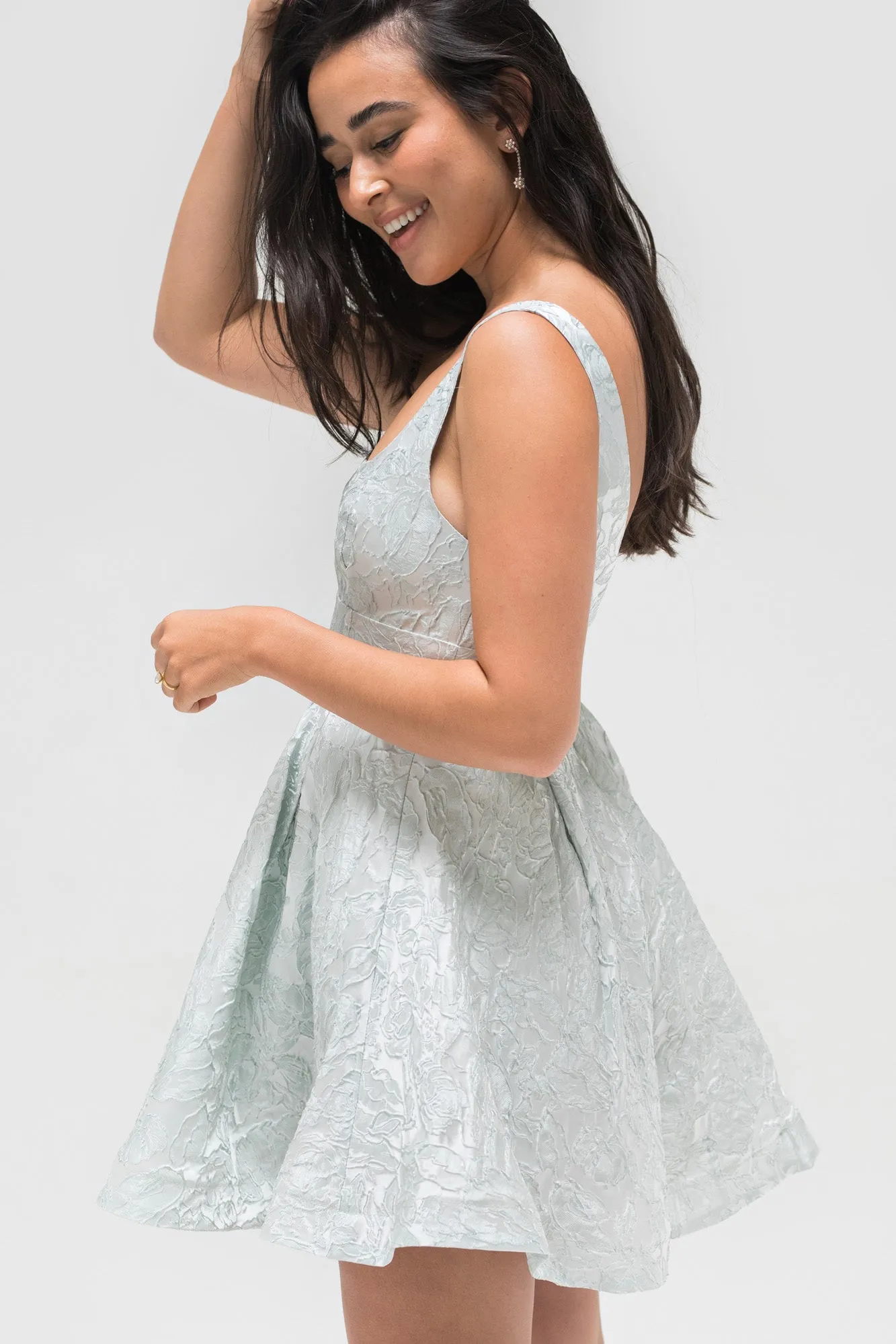 Selena Jacquard Mini Dress sold by Morning Lavender product image thumbnail 4