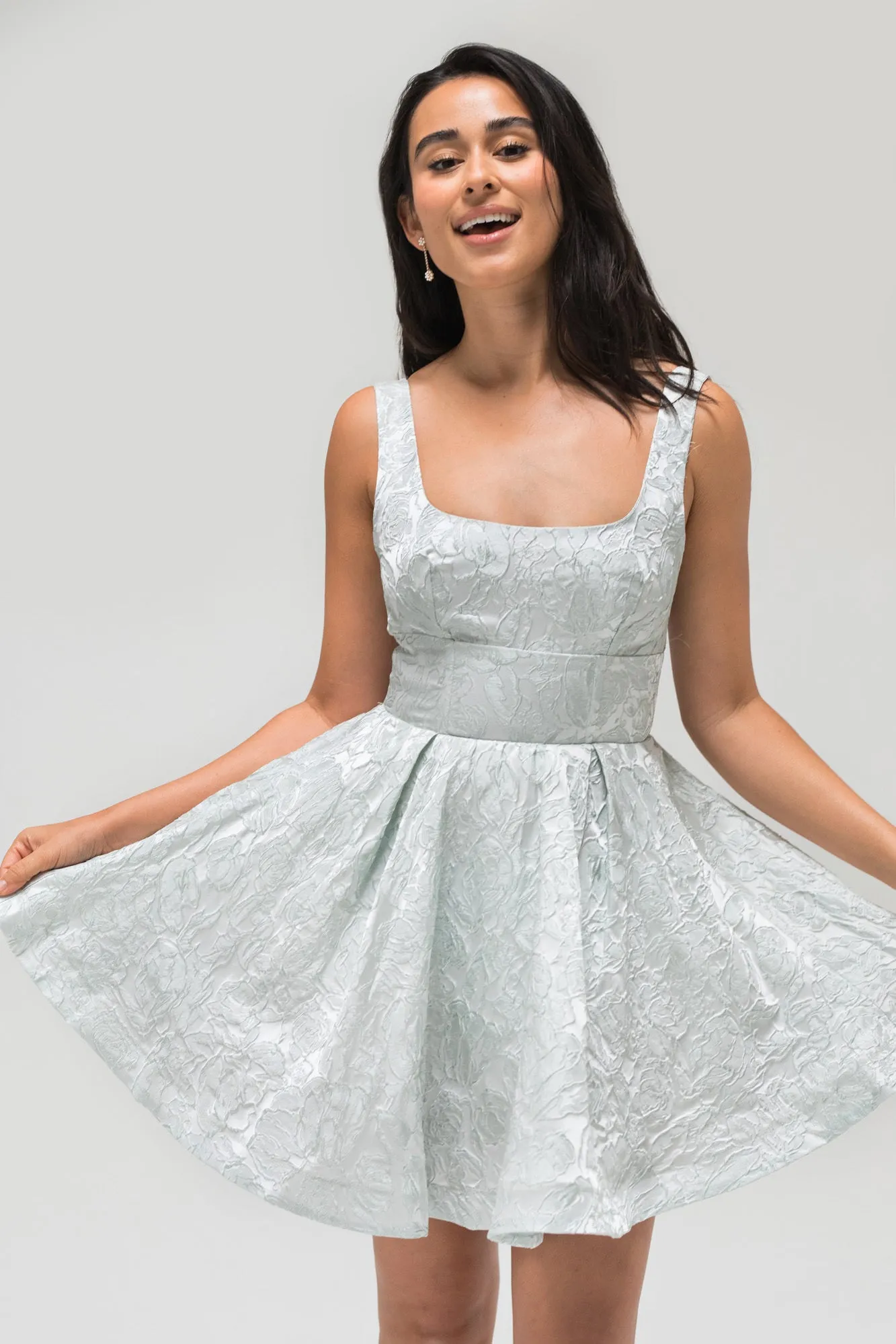 Selena Jacquard Mini Dress sold by Morning Lavender product image thumbnail 5