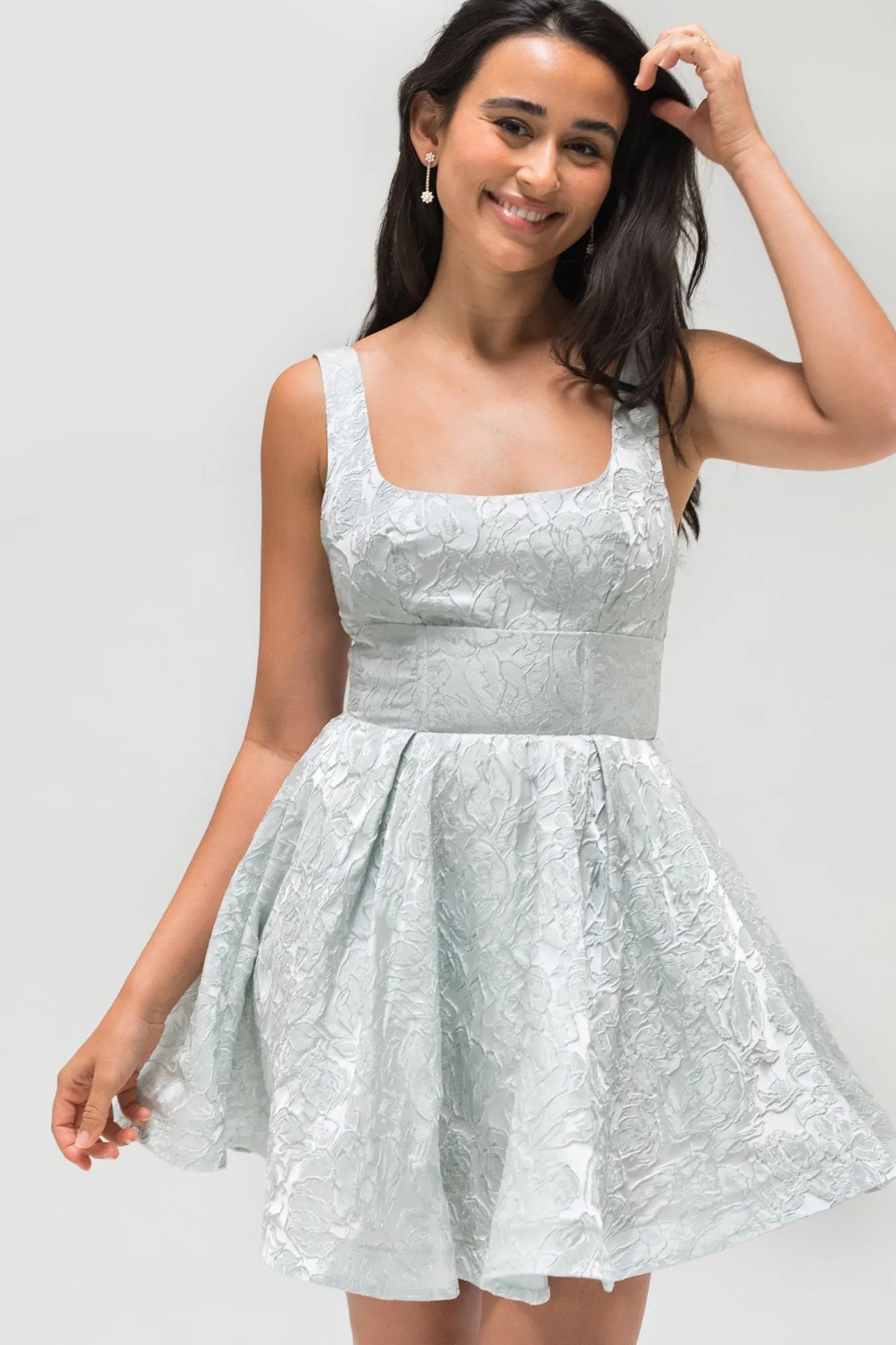 Selena Jacquard Mini Dress sold by Morning Lavender