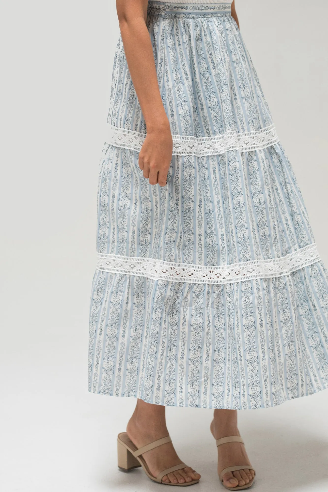 Jane Floral Midi Skirt sold by Morning Lavender product image thumbnail 3