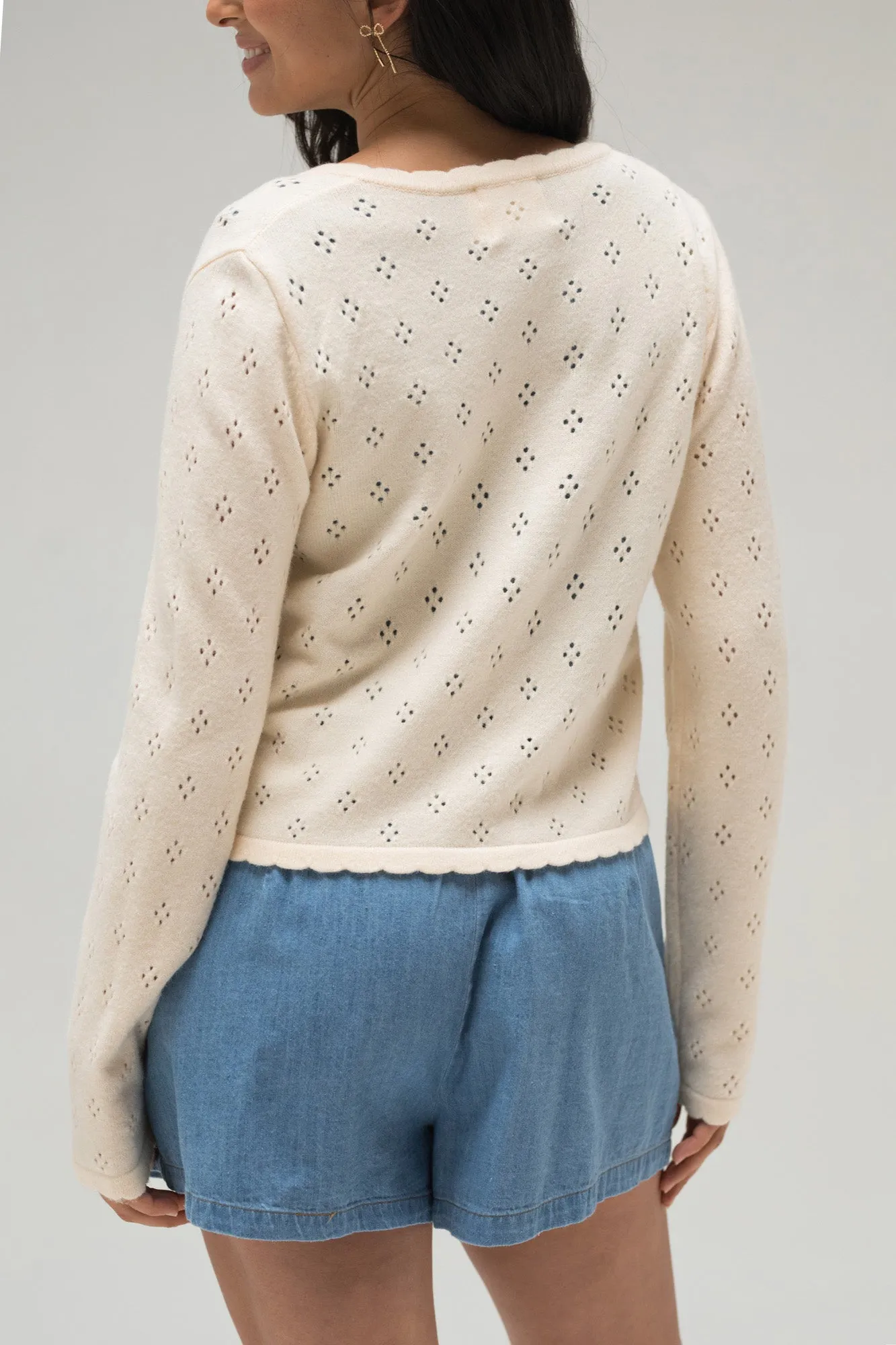 Haven Pointelle Cardigan sold by Morning Lavender product image thumbnail 4