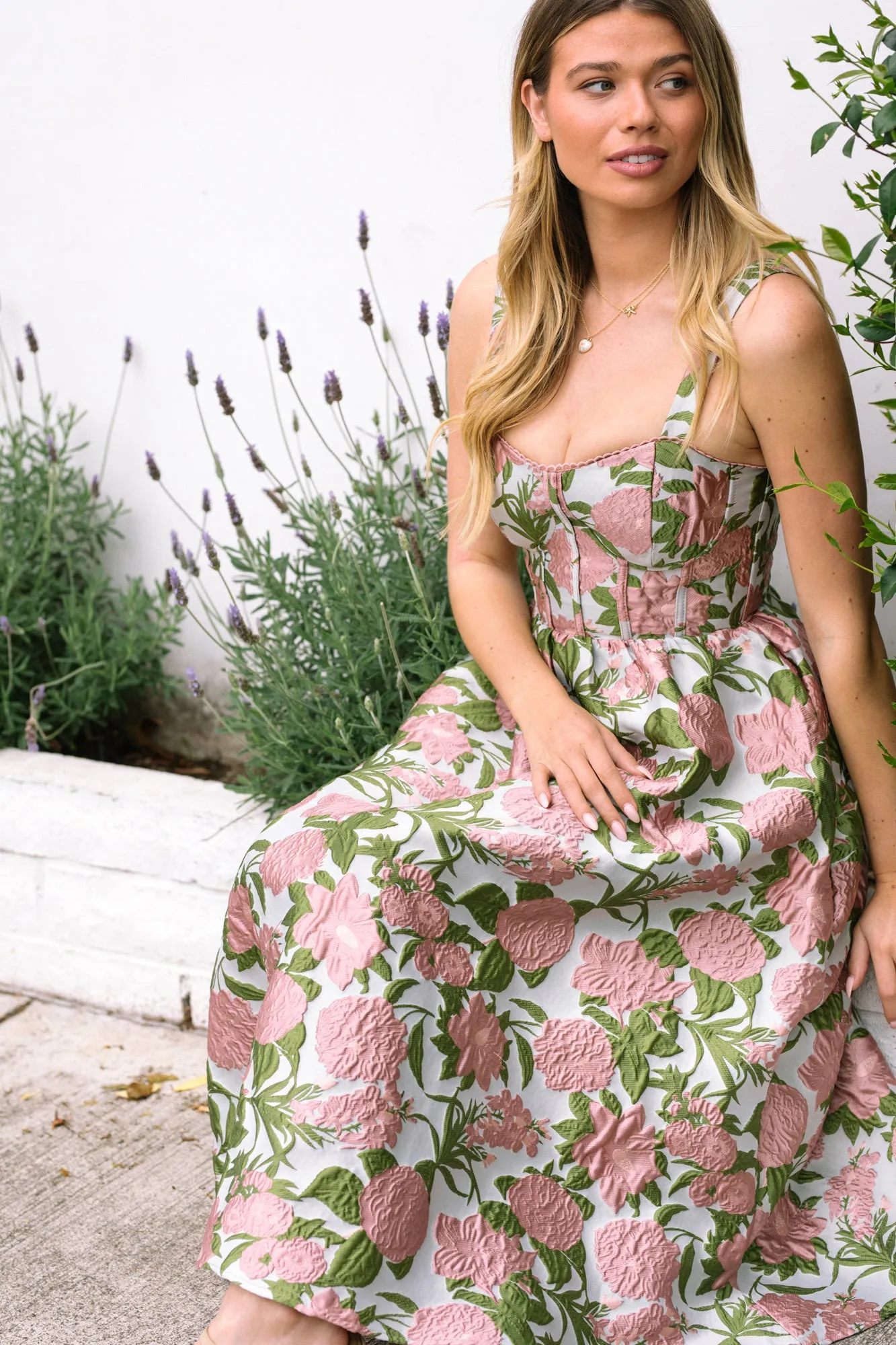 Melody Floral Midi Dress sold by Morning Lavender product image thumbnail 3