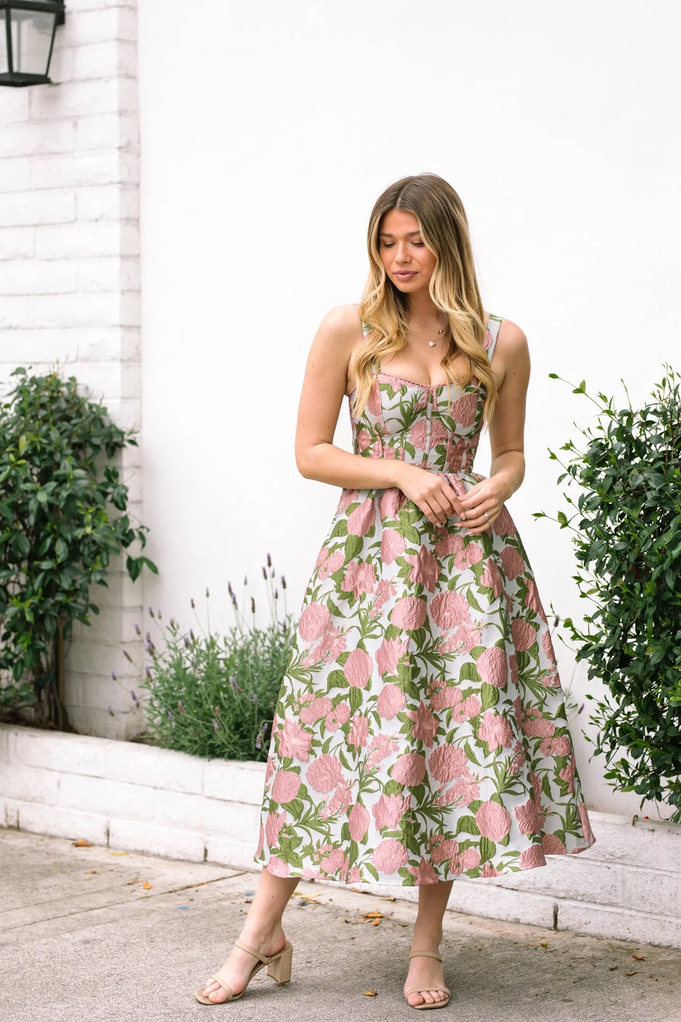 Melody Floral Midi Dress sold by Morning Lavender product image thumbnail 5