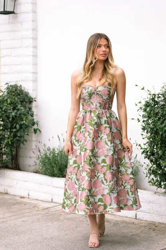 Melody Floral Midi Dress sold by Morning Lavender