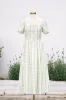 Elaine Floral Striped Dress sold by Morning Lavender