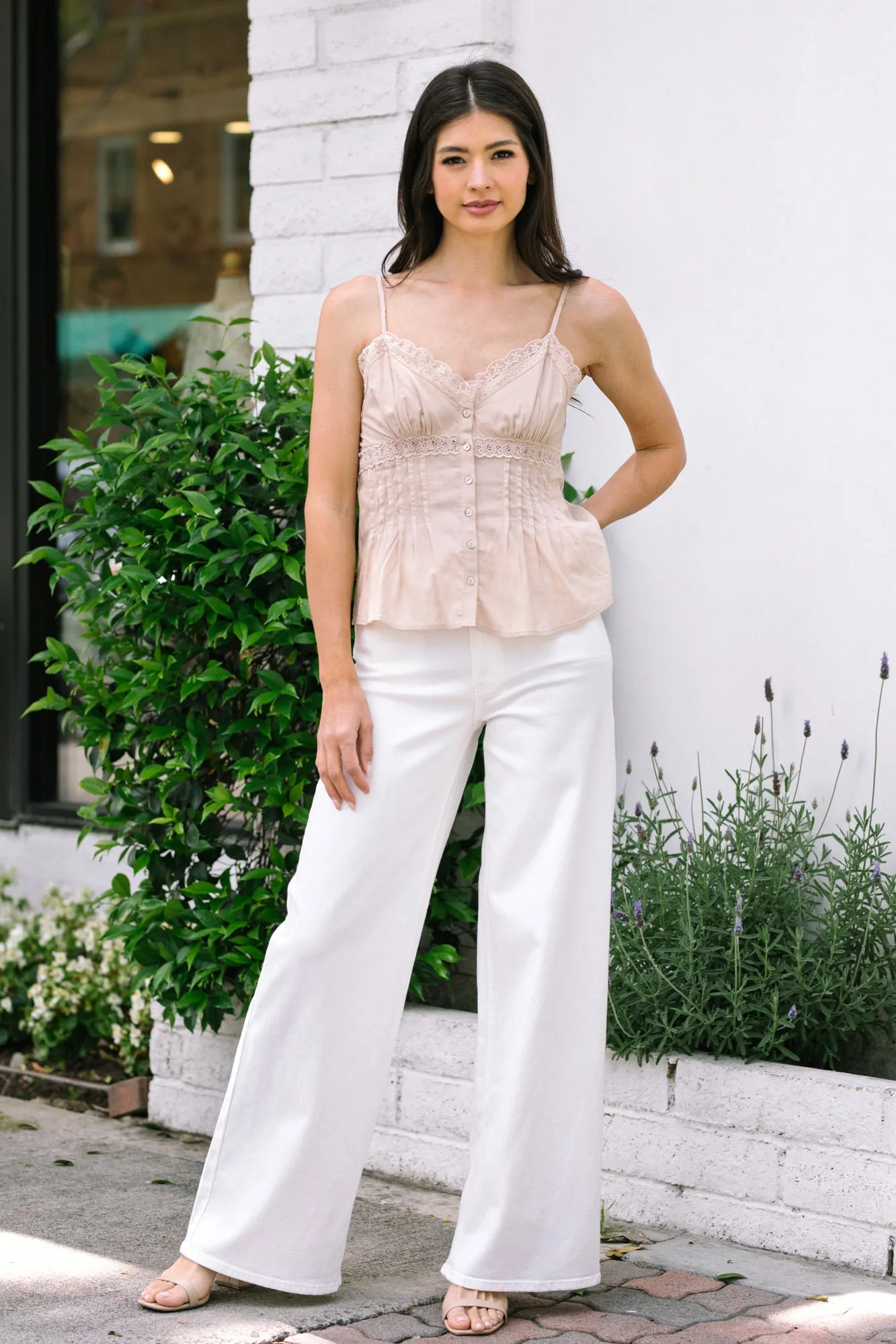 Maya Lace Trim Top sold by Morning Lavender product image thumbnail 3