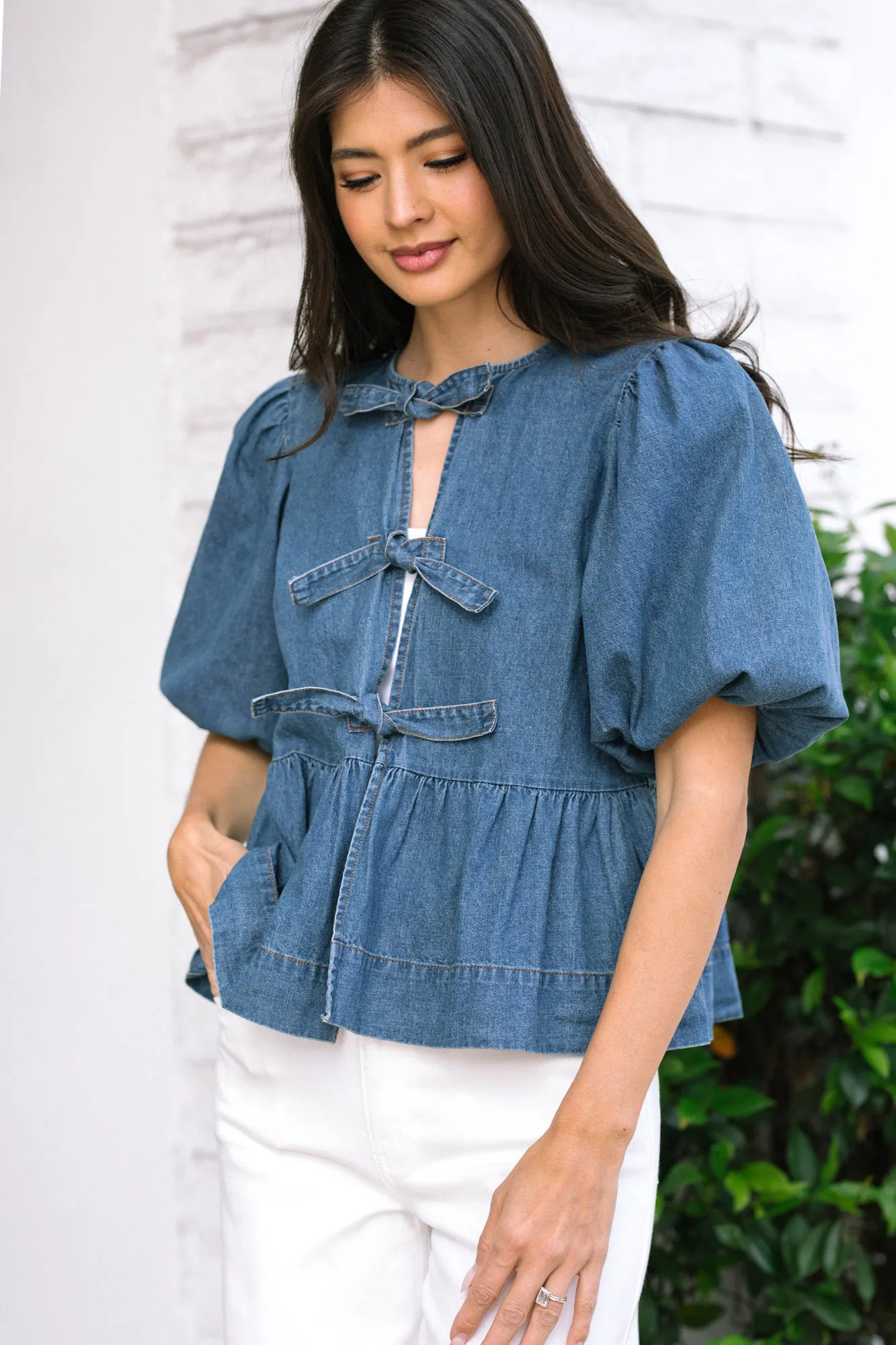 Leticia Puff Sleeve Top sold by Morning Lavender