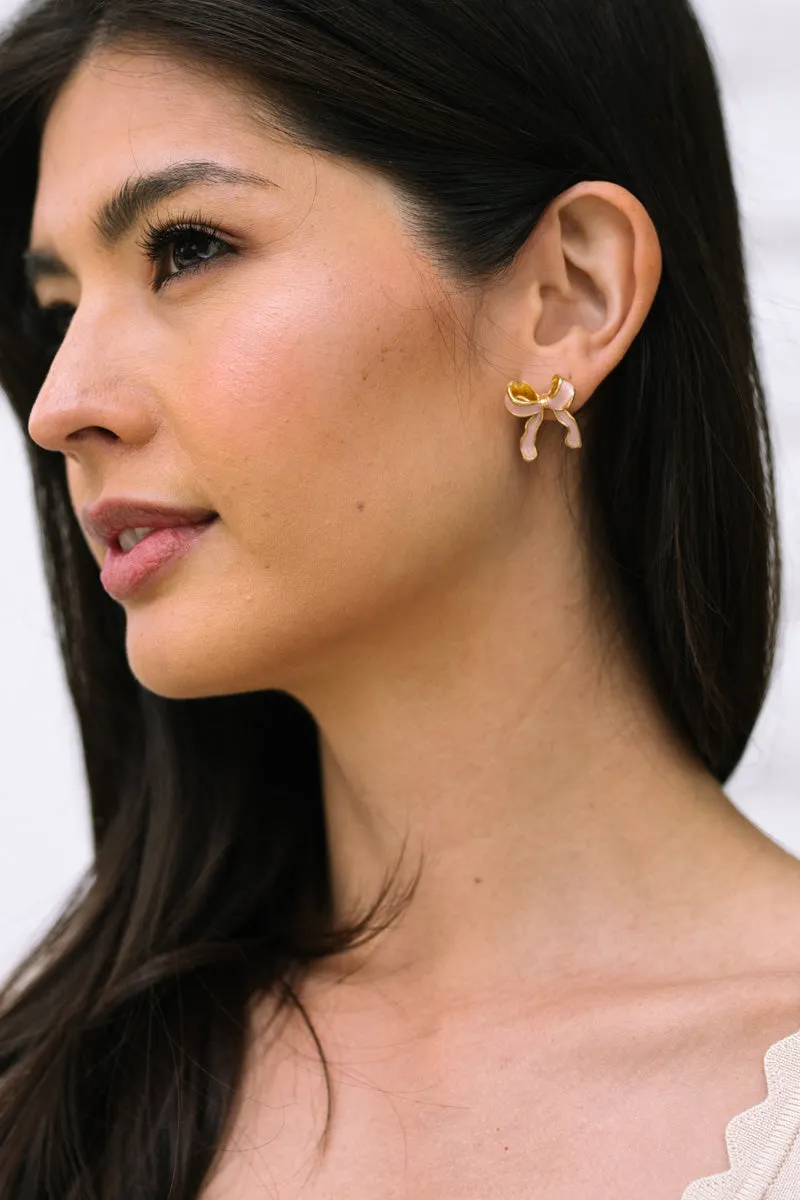 Laurie Bow Earrings sold by Morning Lavender