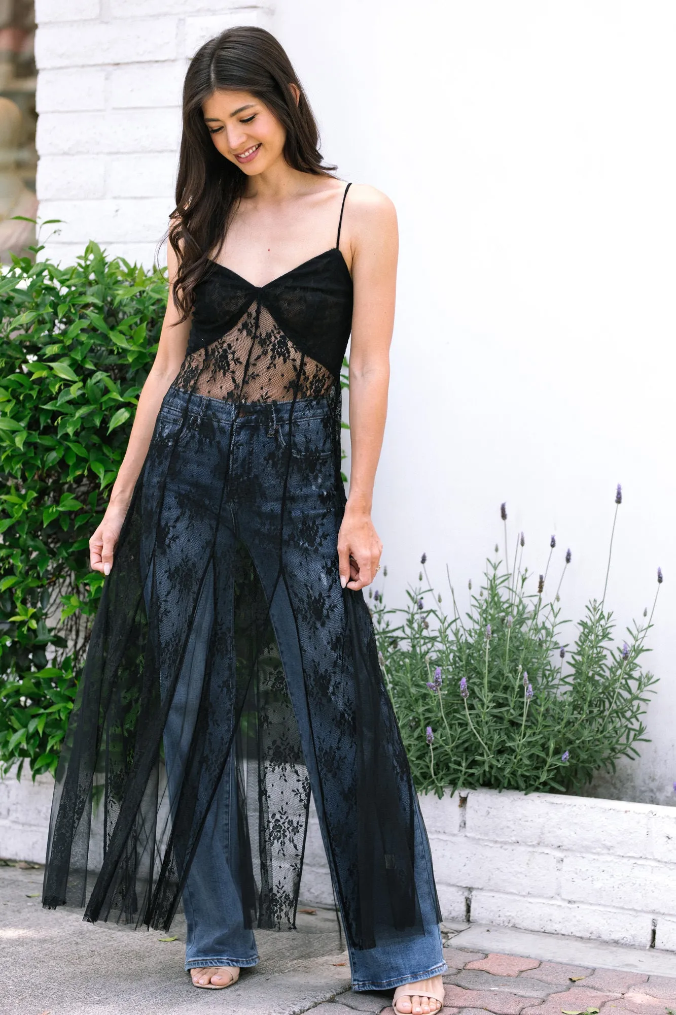 Angelica Sheer Maxi Dress sold by Morning Lavender product image thumbnail 5