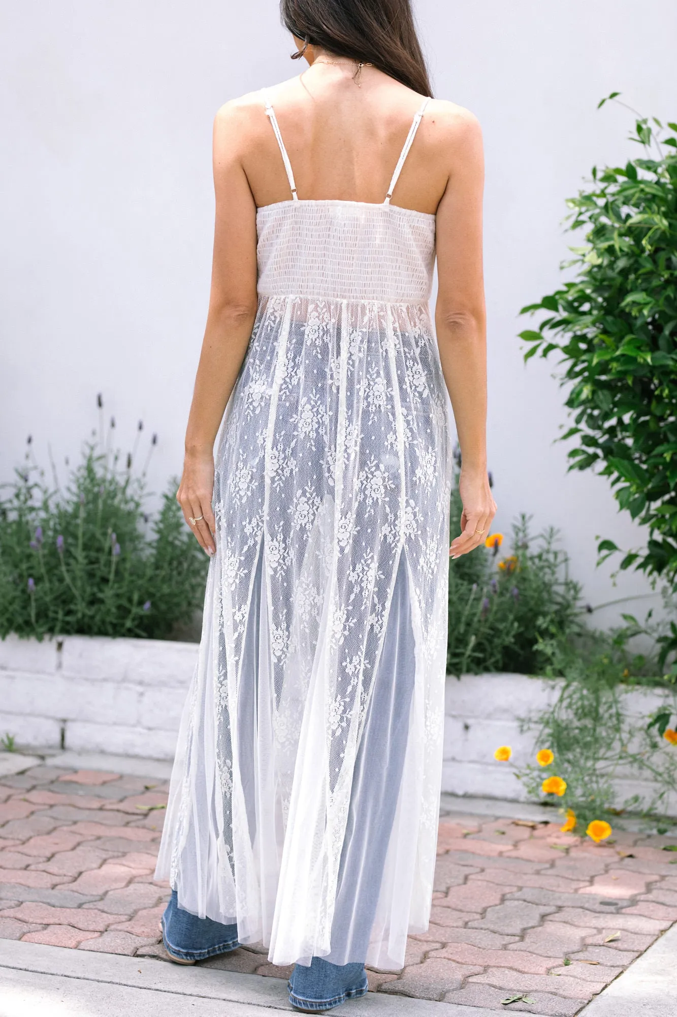 Angelica Sheer Maxi Dress sold by Morning Lavender product image thumbnail 4