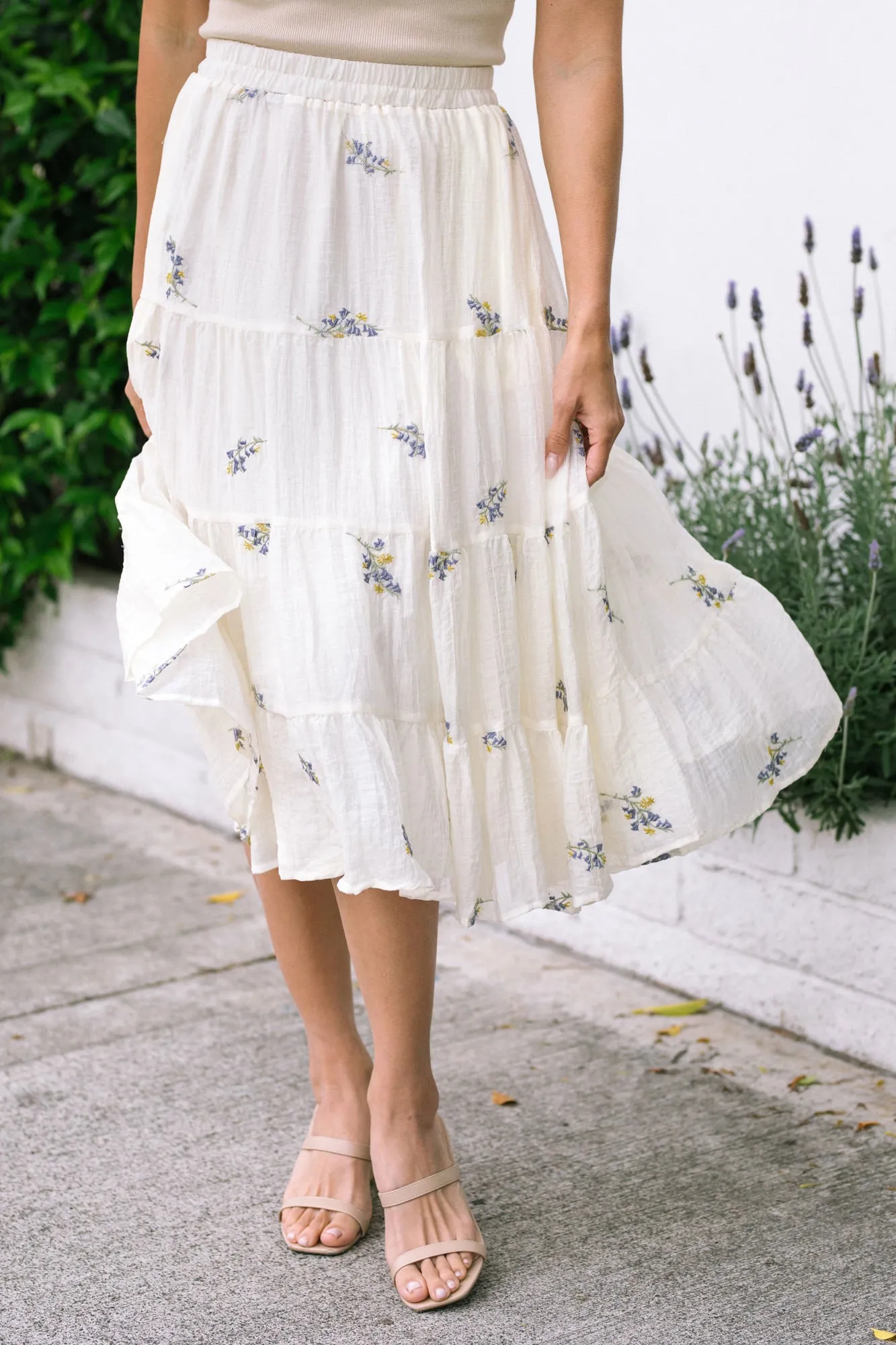 Laurie Floral Midi Skirt sold by Morning Lavender product image thumbnail 2