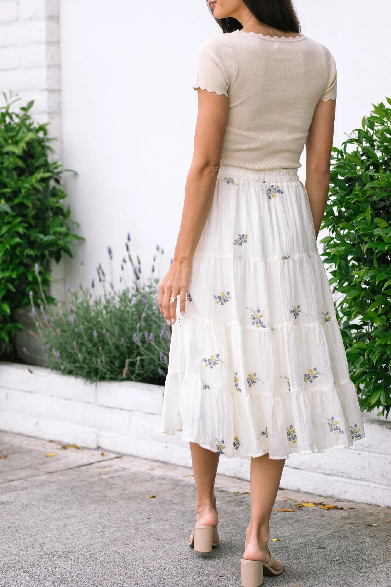 Laurie Floral Midi Skirt sold by Morning Lavender product image thumbnail 3