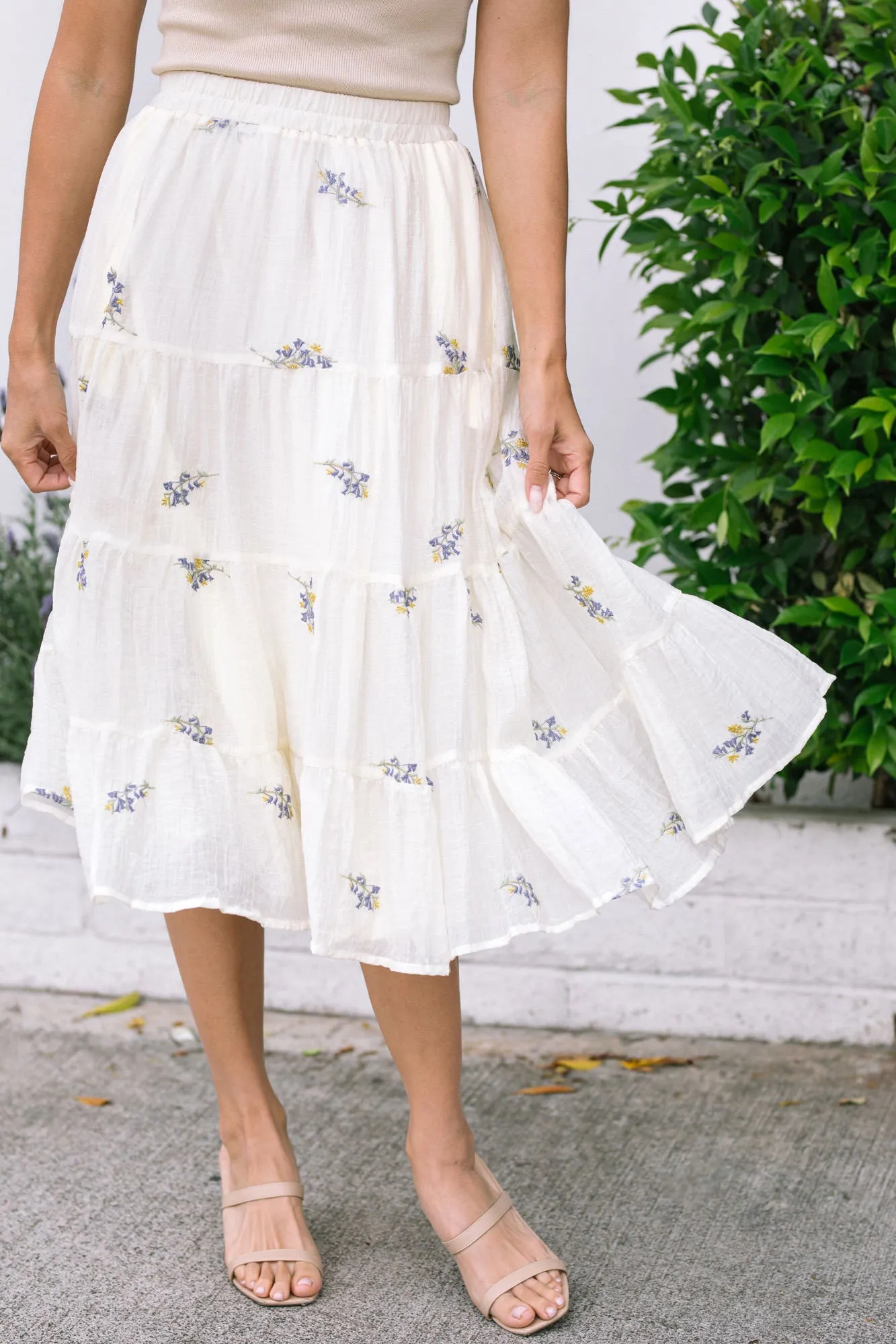 Laurie Floral Midi Skirt sold by Morning Lavender product image thumbnail 4