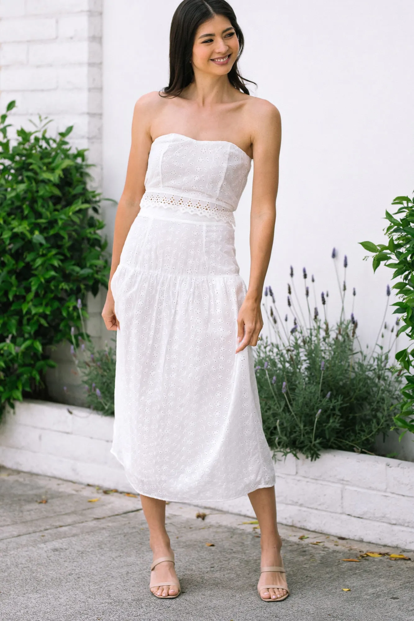 Clarissa Eyelet Skirt Set sold by Morning Lavender