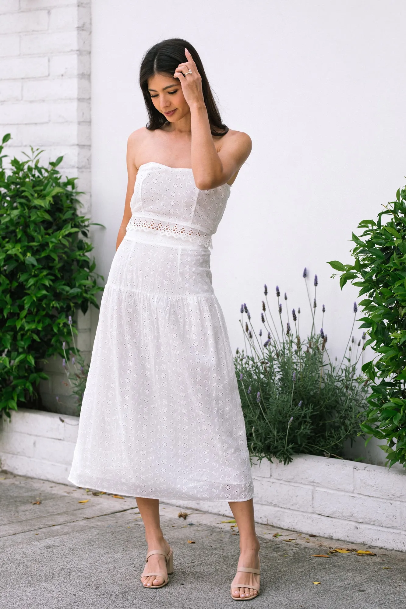 Clarissa Eyelet Skirt Set sold by Morning Lavender product image thumbnail 3