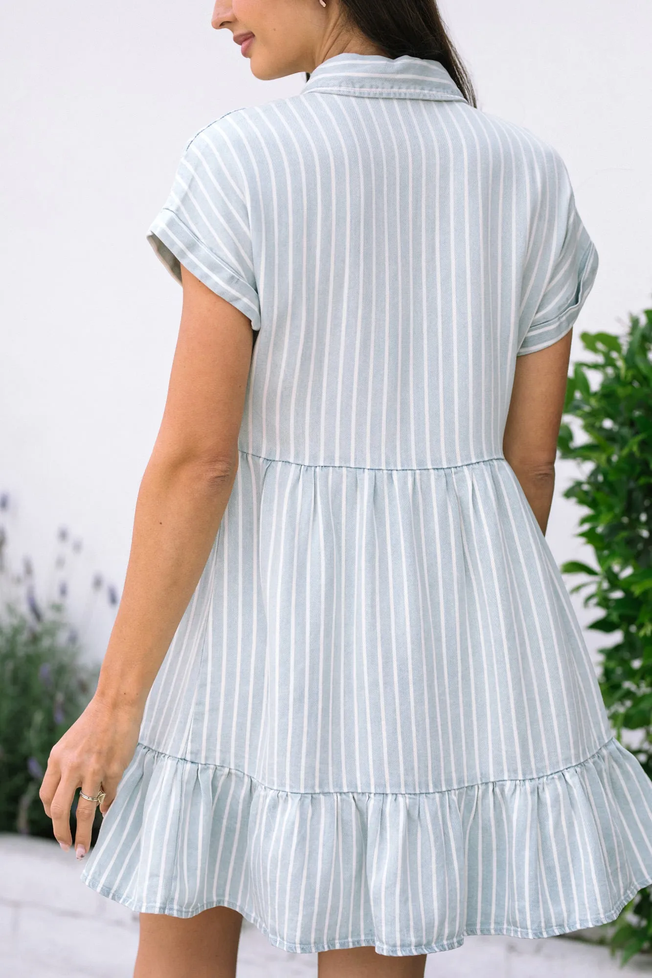 Caitlin Buttoned Mini Dress sold by Morning Lavender product image thumbnail 4