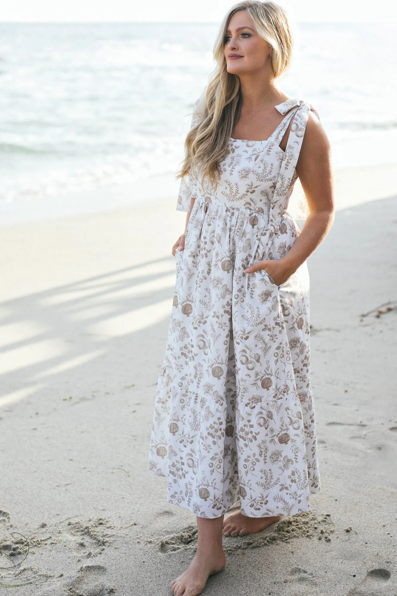 Mae Tie Shoulder Dress sold by Morning Lavender product image thumbnail 4