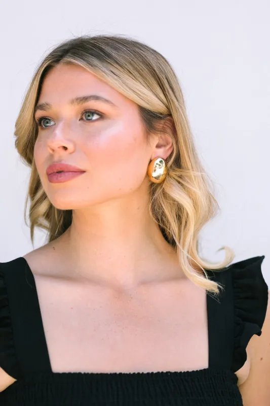 Terri Bold Oval Earrings sold by Morning Lavender