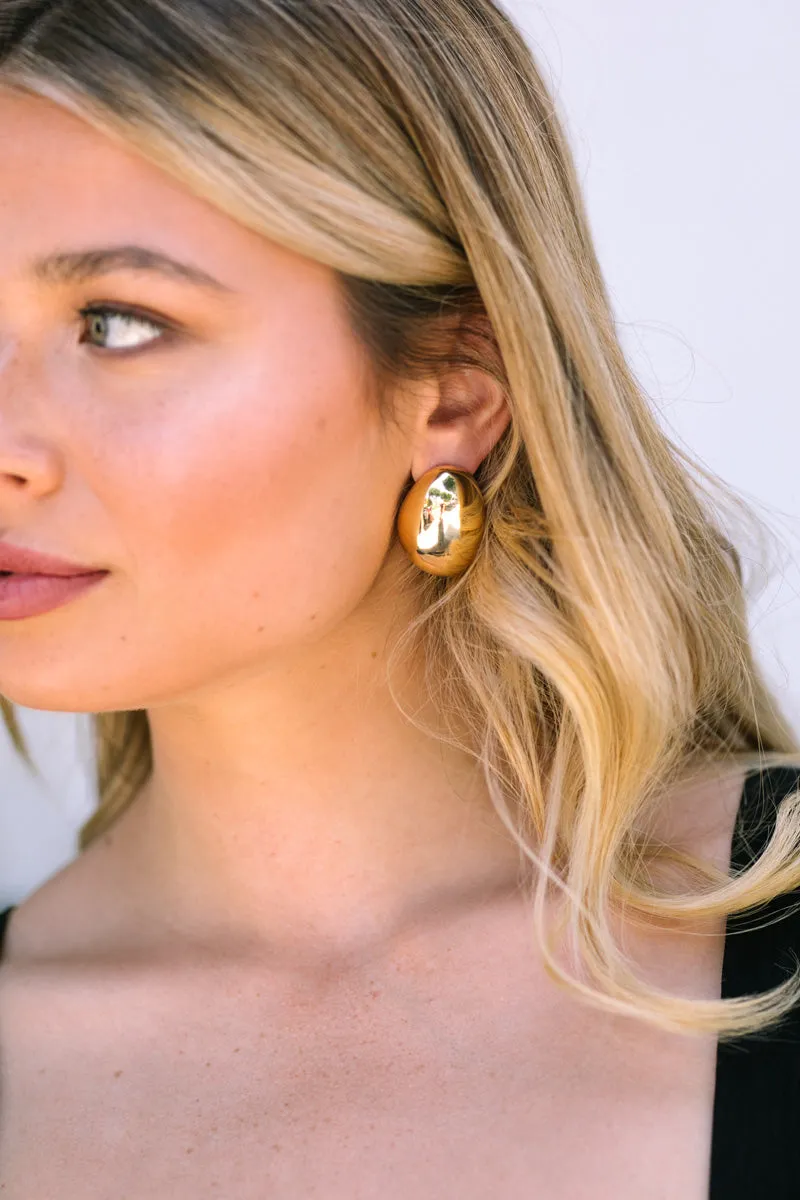Terri Bold Oval Earrings sold by Morning Lavender product image thumbnail 2
