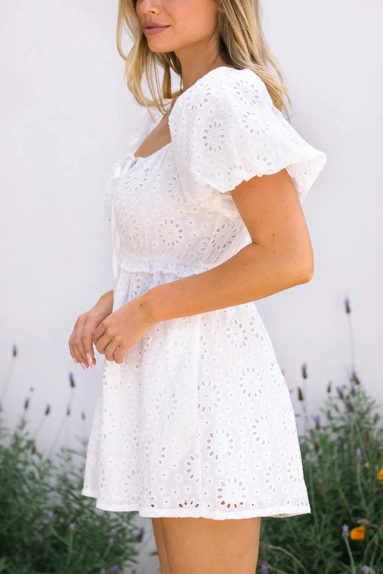 Valentina Puff Sleeve Romper sold by Morning Lavender product image thumbnail 5