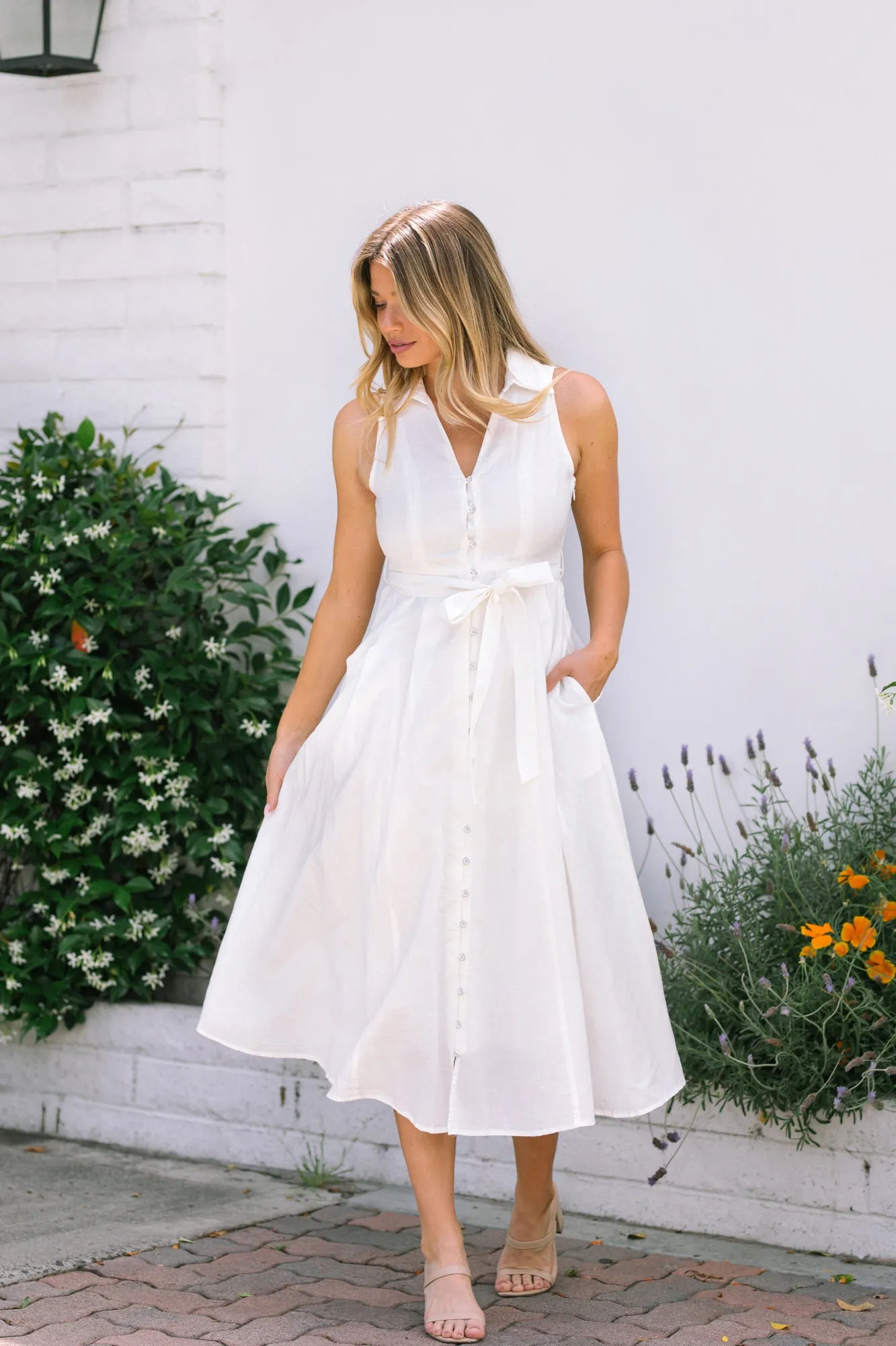 Shannon Sleeveless Midi Dress sold by Morning Lavender product image thumbnail 3