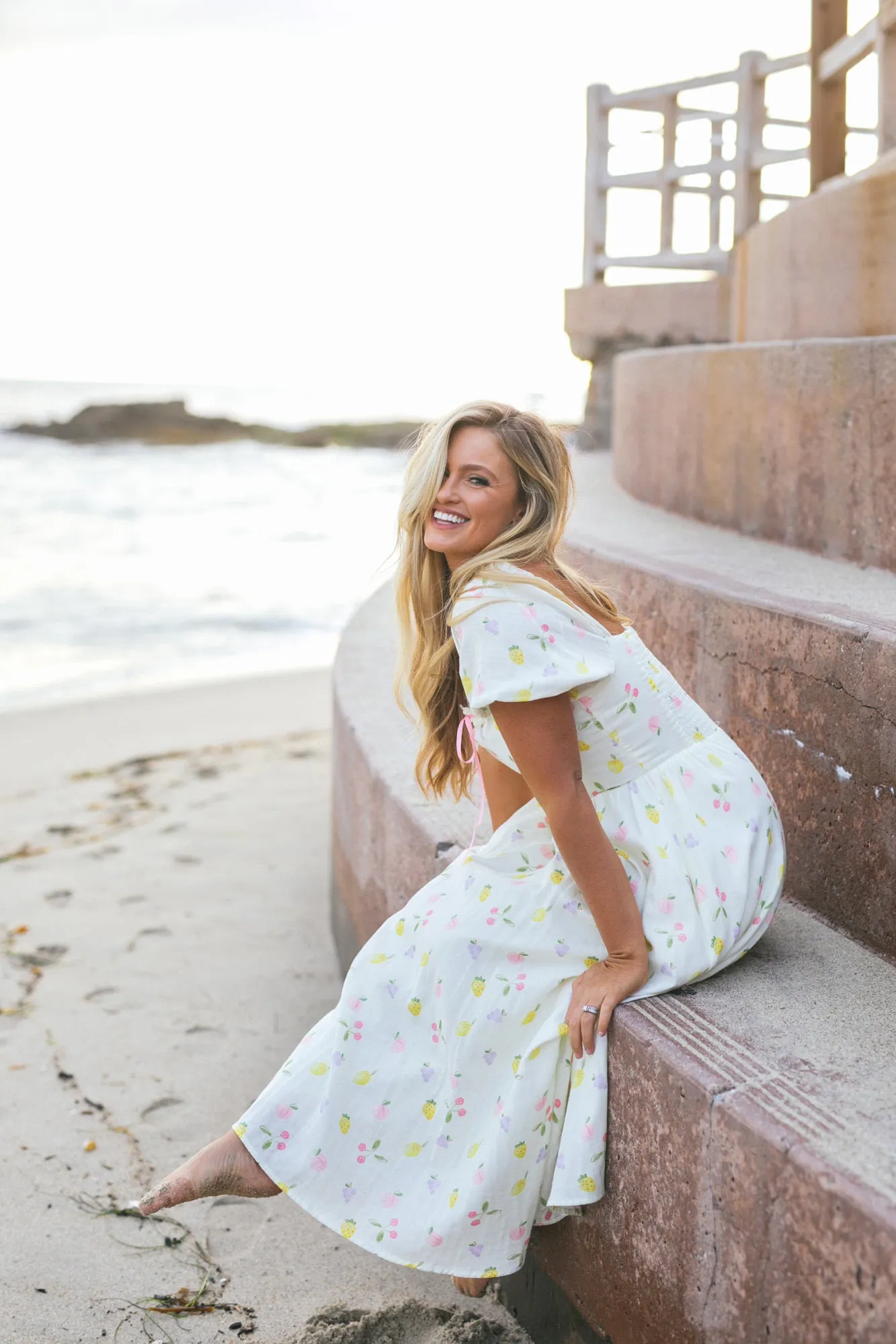 Juliet Fruit Midi Dress sold by Morning Lavender product image thumbnail 5