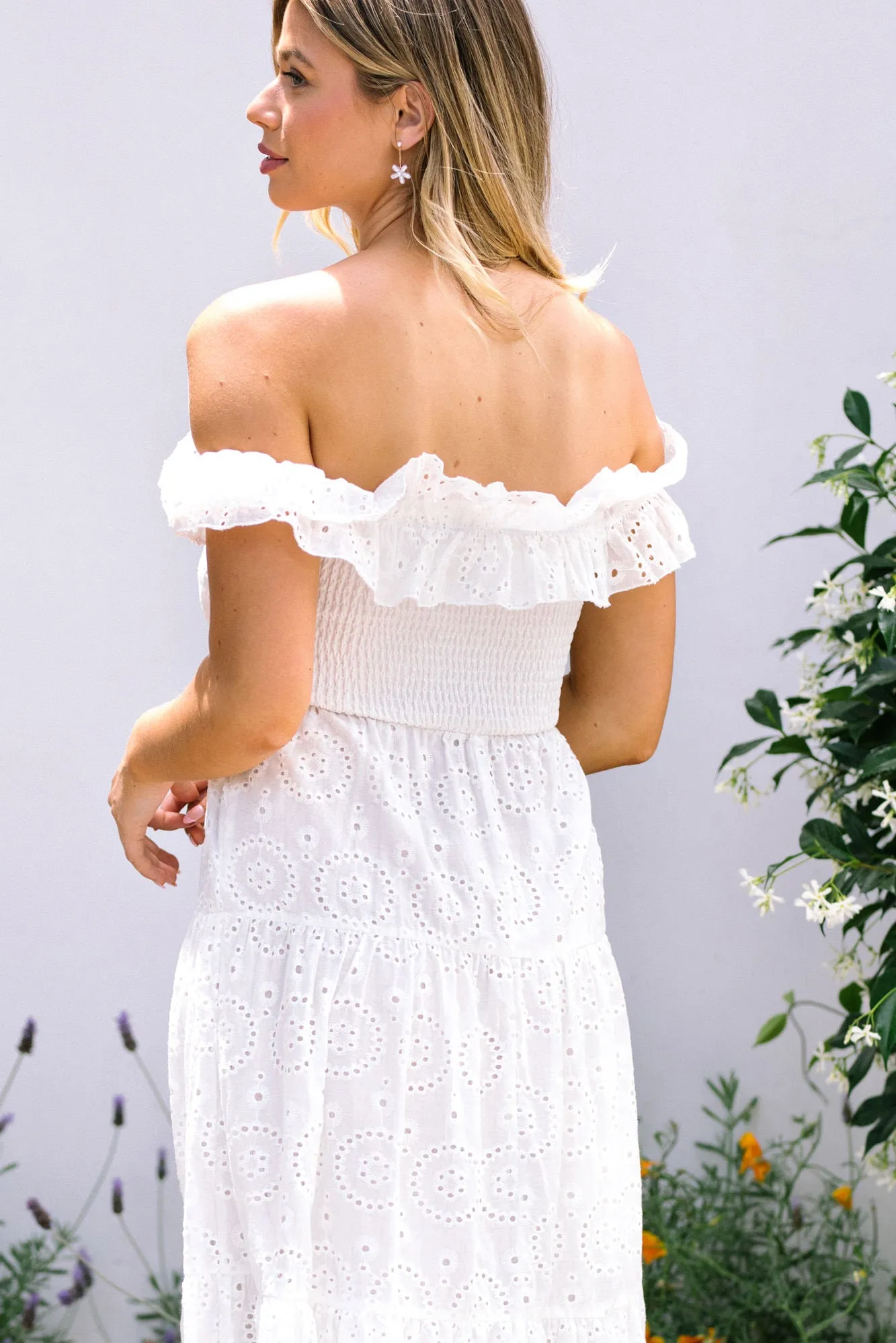 Elizabeth Off Shoulder Dress sold by Morning Lavender product image thumbnail 5