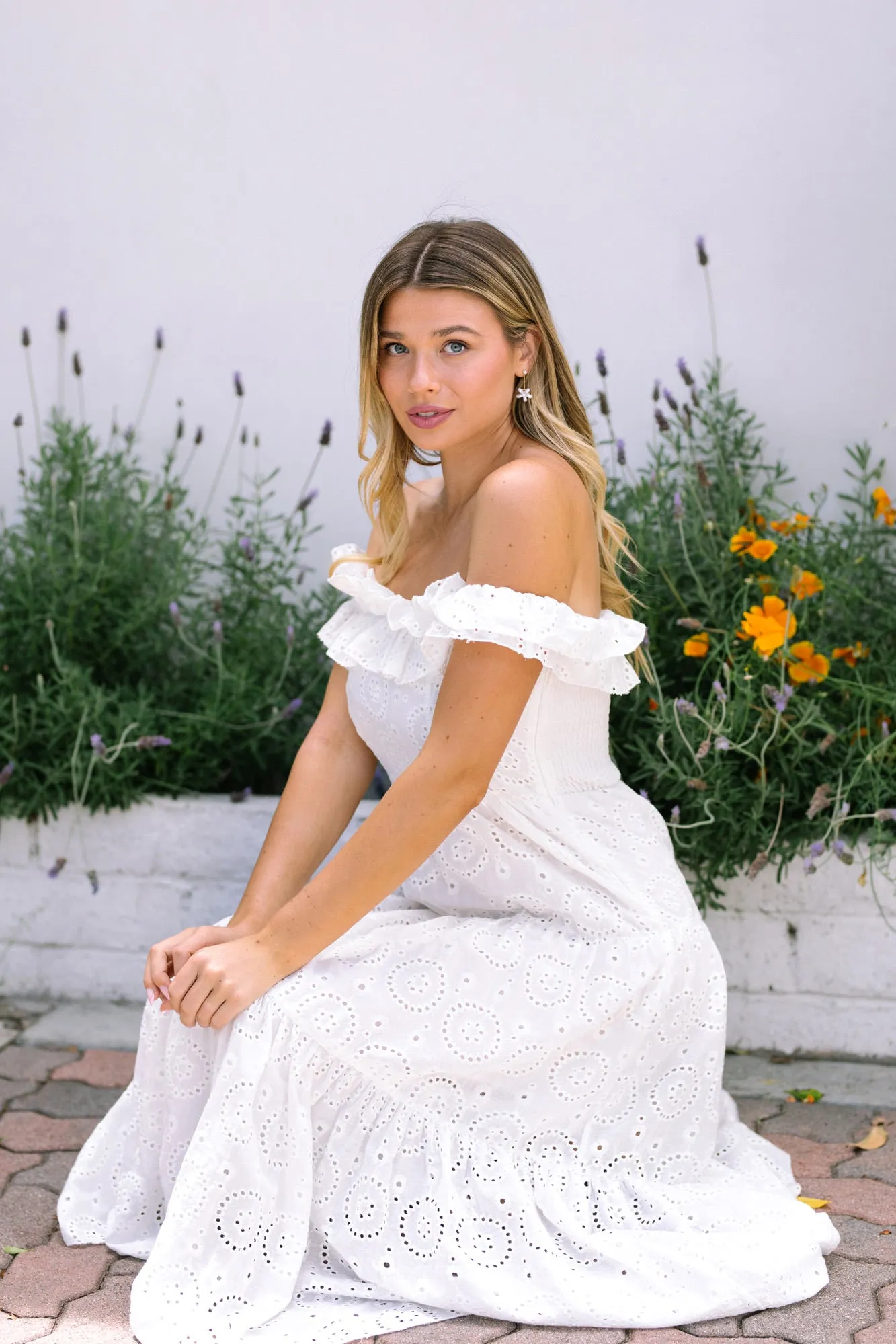 Elizabeth Off Shoulder Dress sold by Morning Lavender product image thumbnail 4
