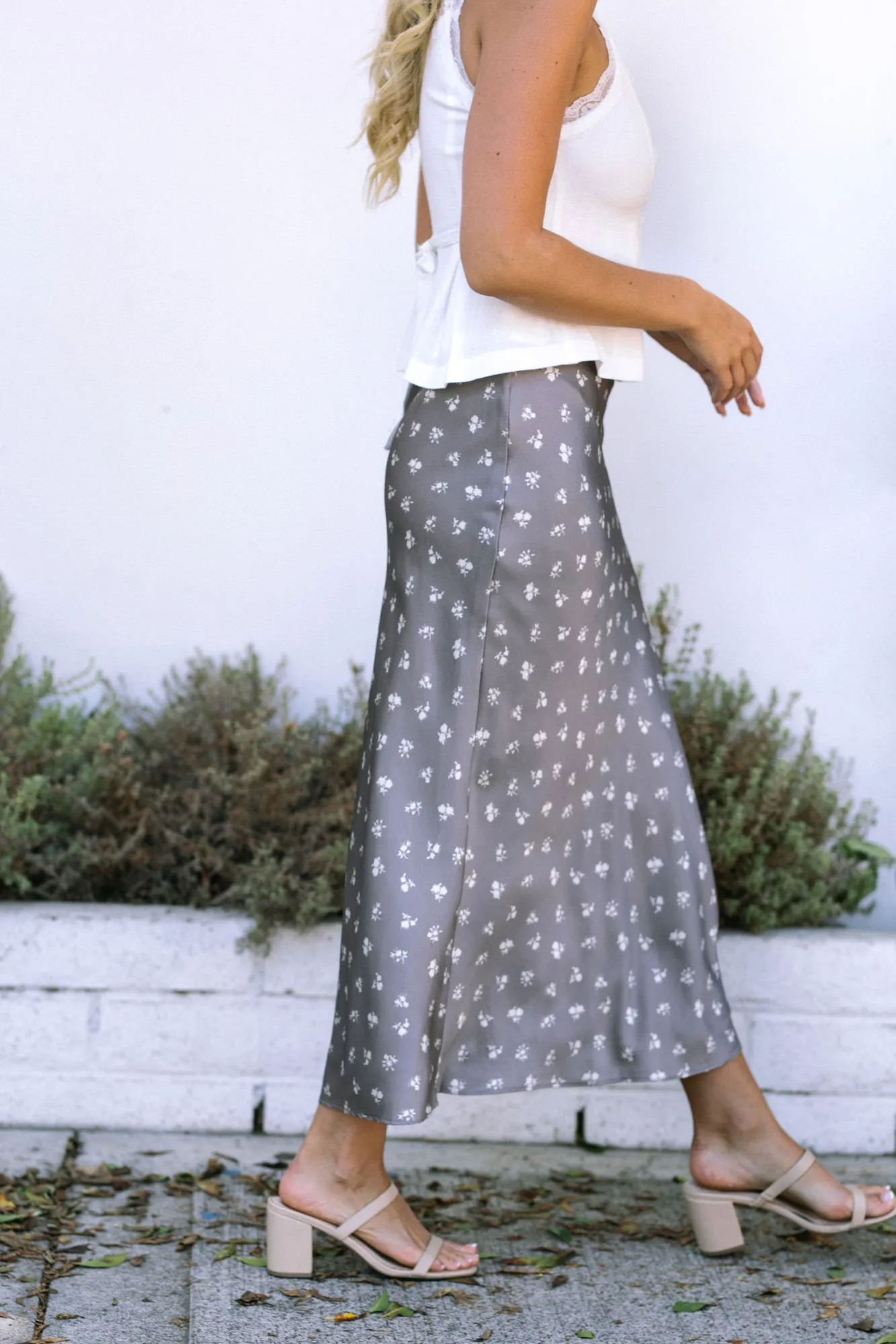 Sylvie Floral Slip Skirt sold by Morning Lavender product image thumbnail 4