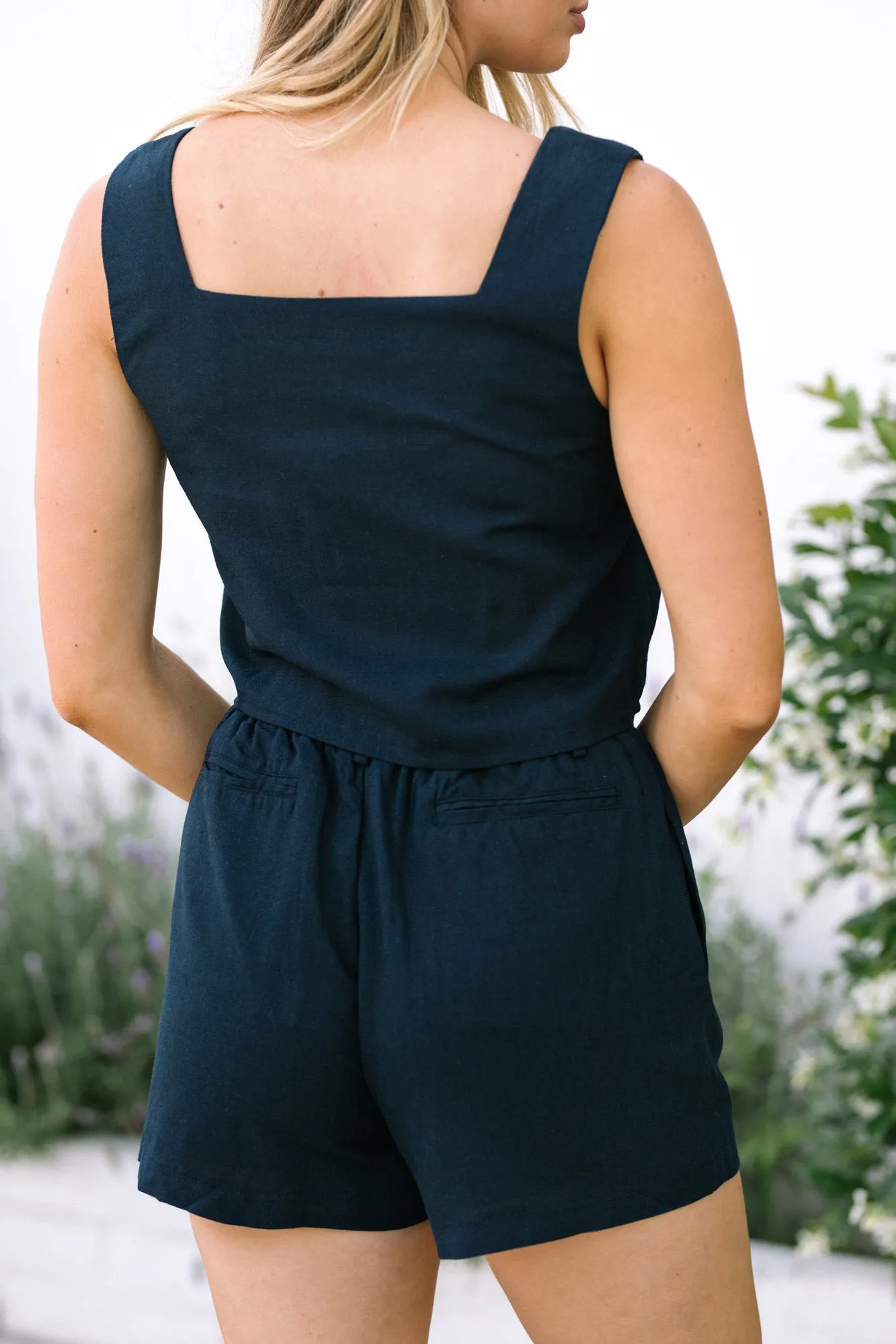 Thelma Front Pleat Shorts sold by Morning Lavender product image thumbnail 3