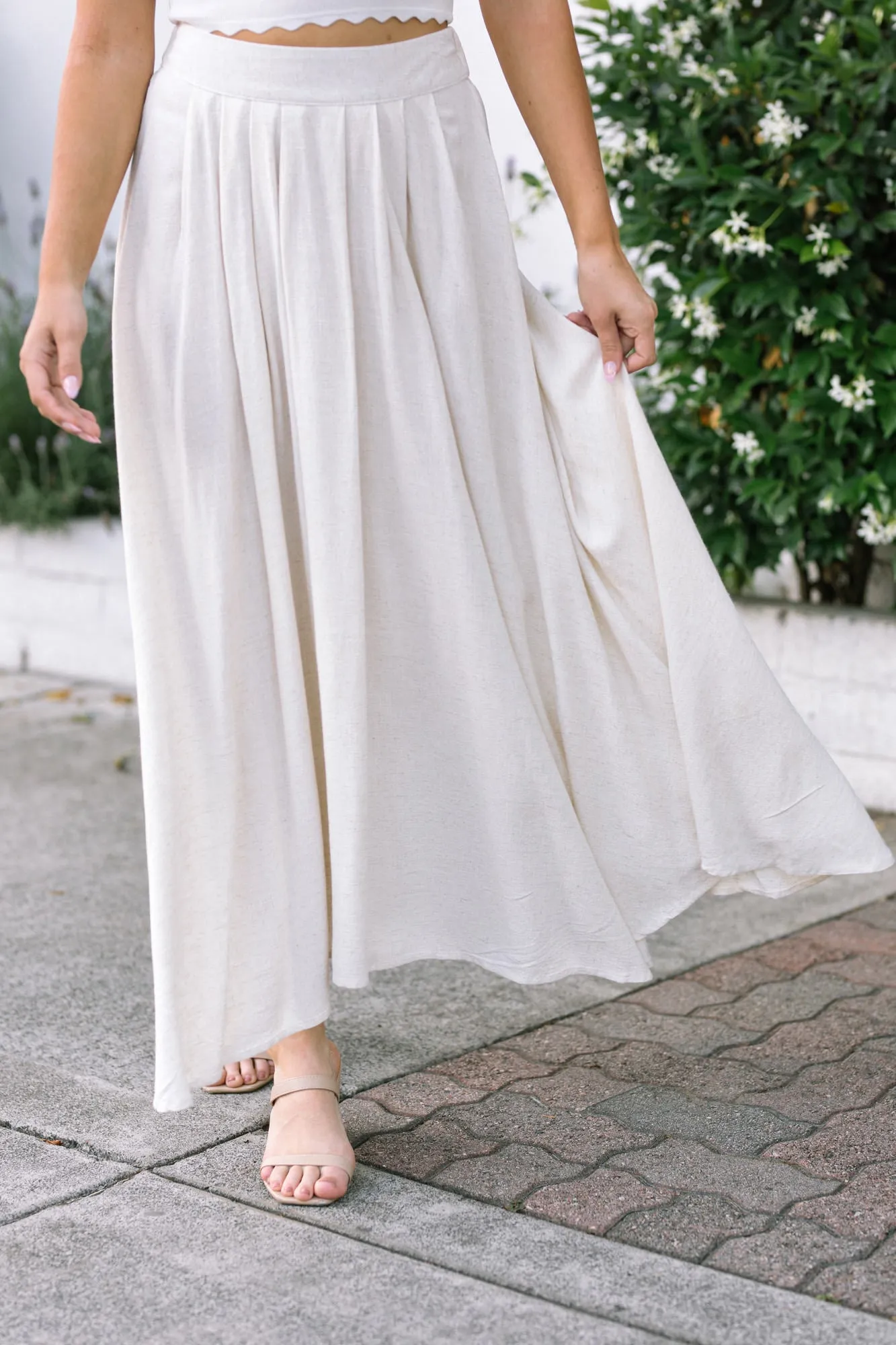Rochelle Pleated Maxi Skirt sold by Morning Lavender product image thumbnail 3