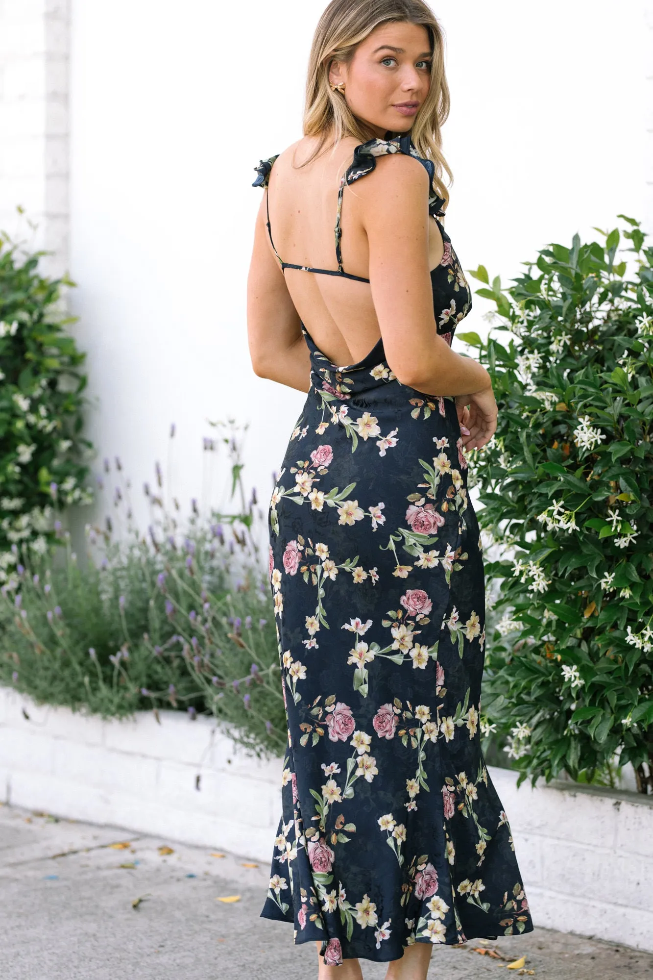 Nadine Flutter Sleeve Maxi Dress sold by Morning Lavender product image thumbnail 2
