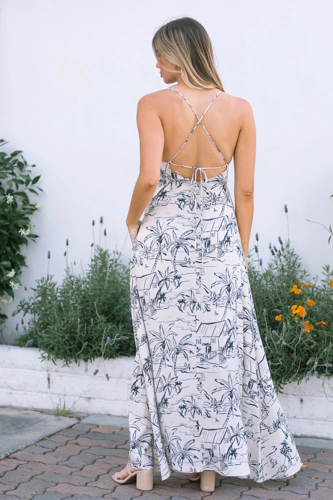 Morgan V-Neck Maxi Dress sold by Morning Lavender product image thumbnail 4