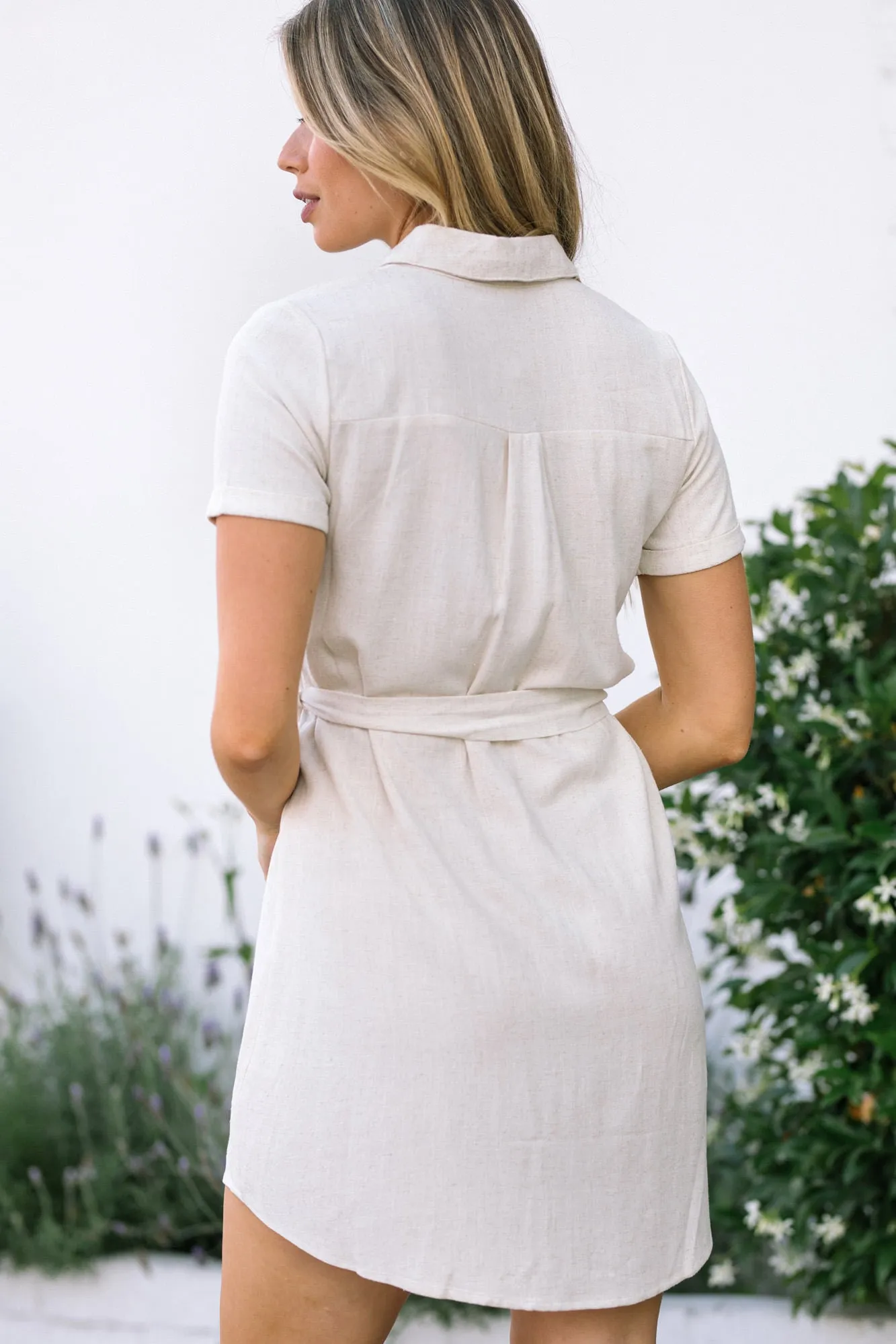 Dominique Belted Mini Dress sold by Morning Lavender product image thumbnail 4